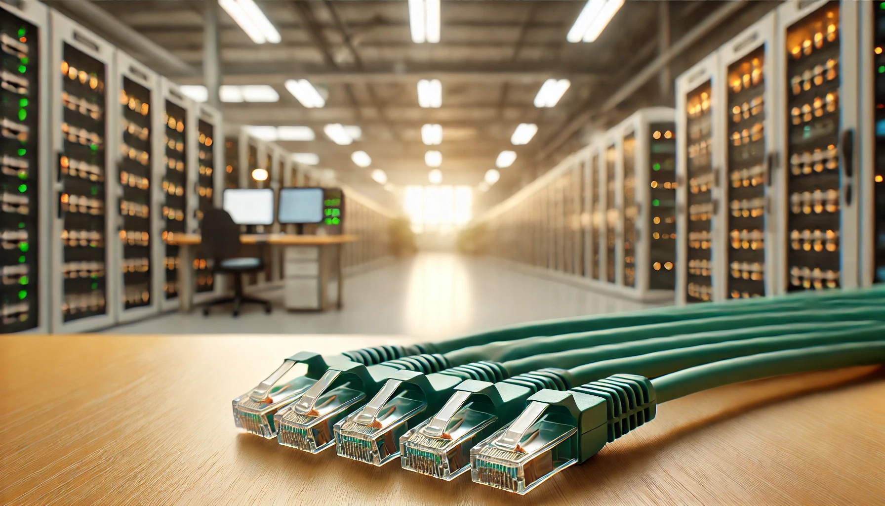 CAT6 Patch Kablo, 10 metre, Yeşil