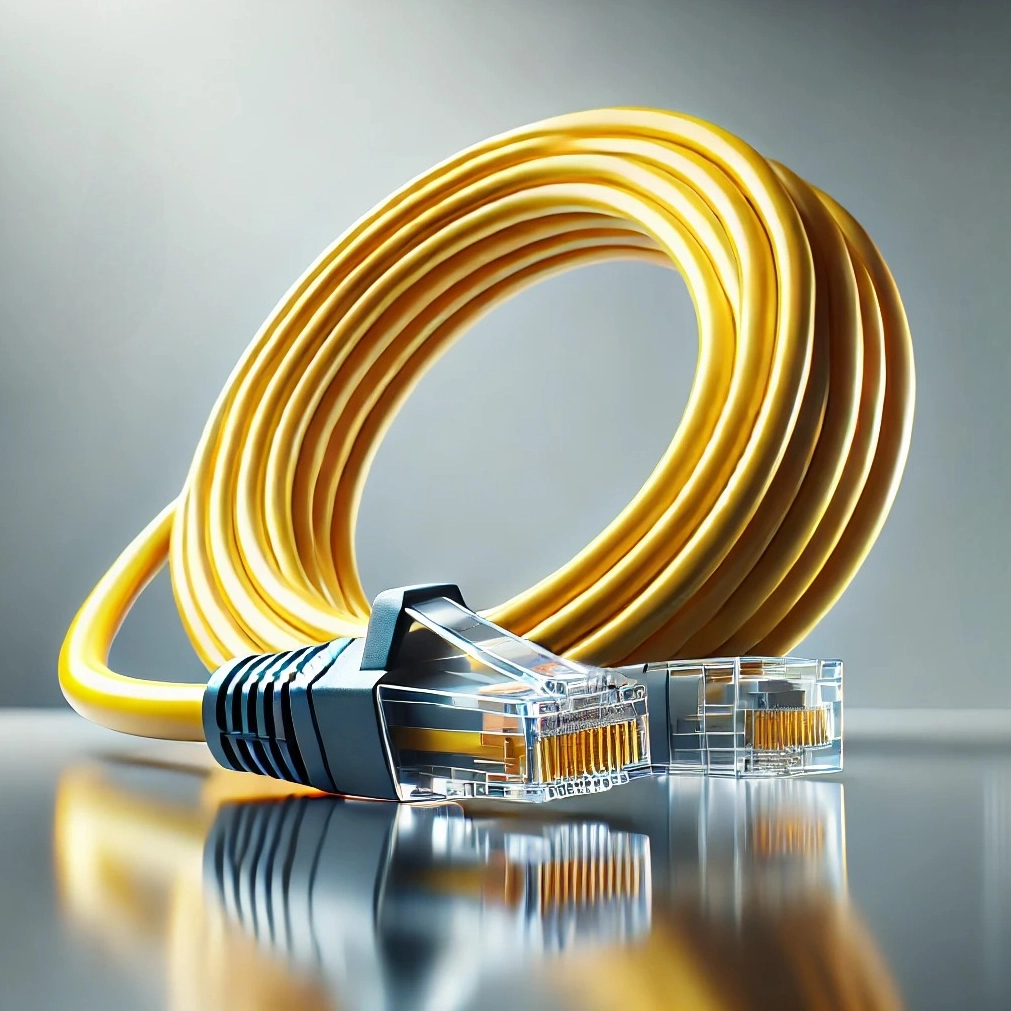 CAT6 Patch Kablo, 1 metre, Sarı