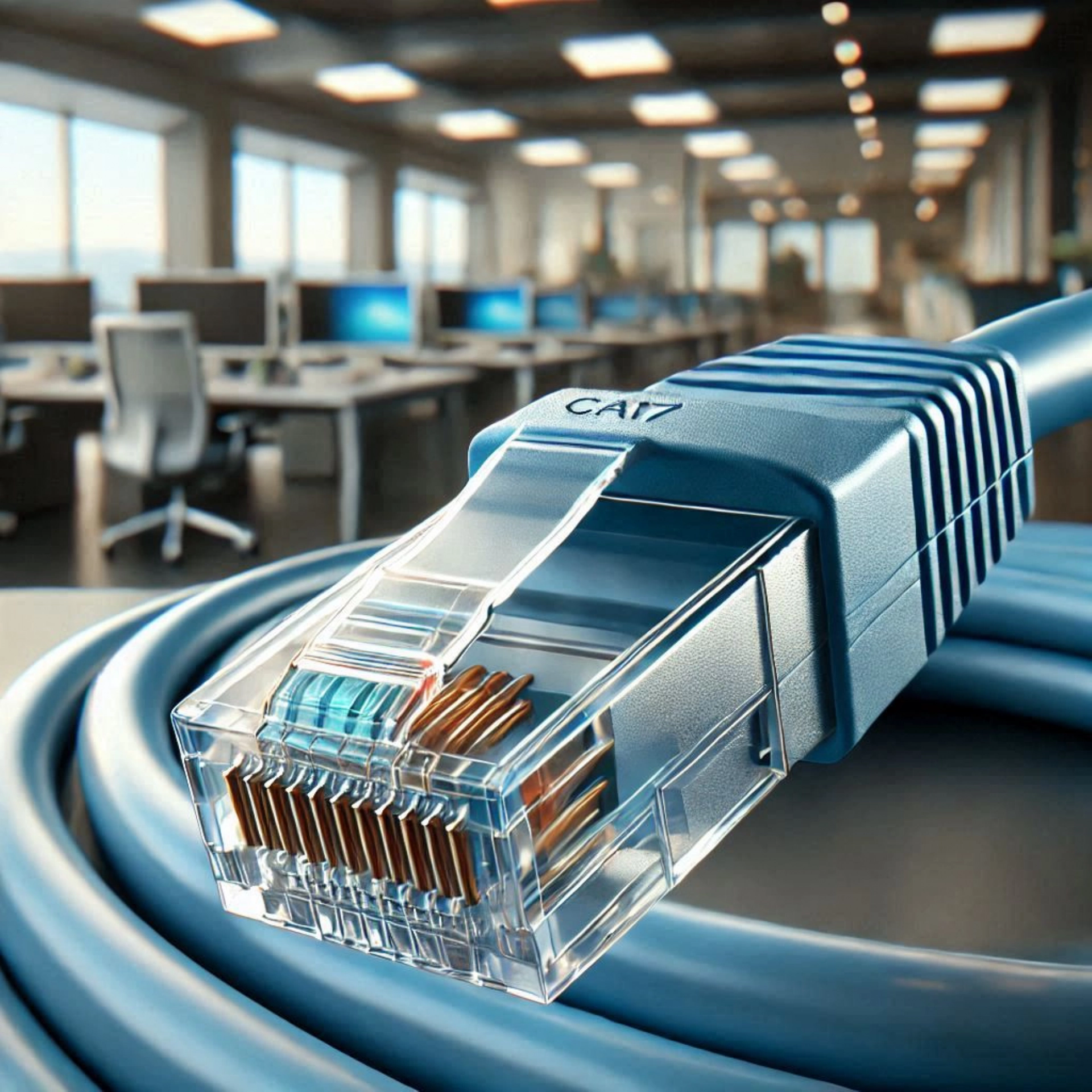 CAT7 Patch Kablo - 10metre, Mavi