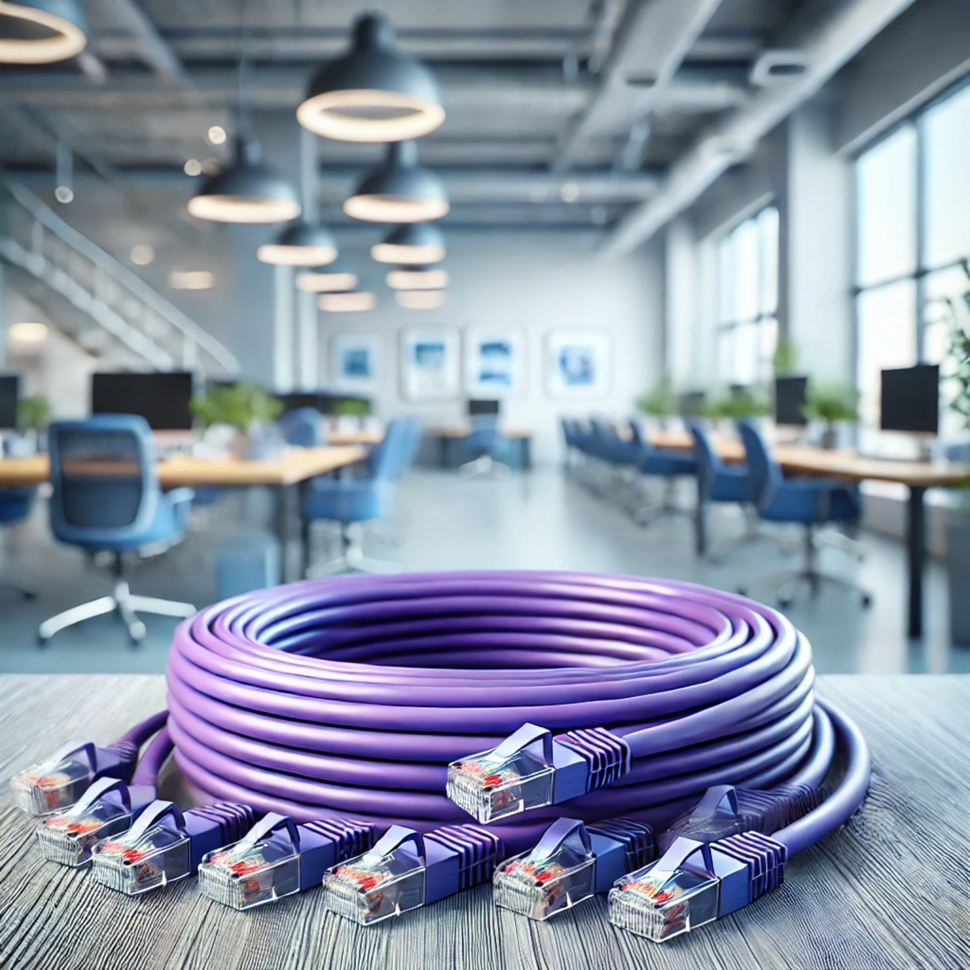 CAT6A S/UTP Patch Kablo - 15 metre, Mor