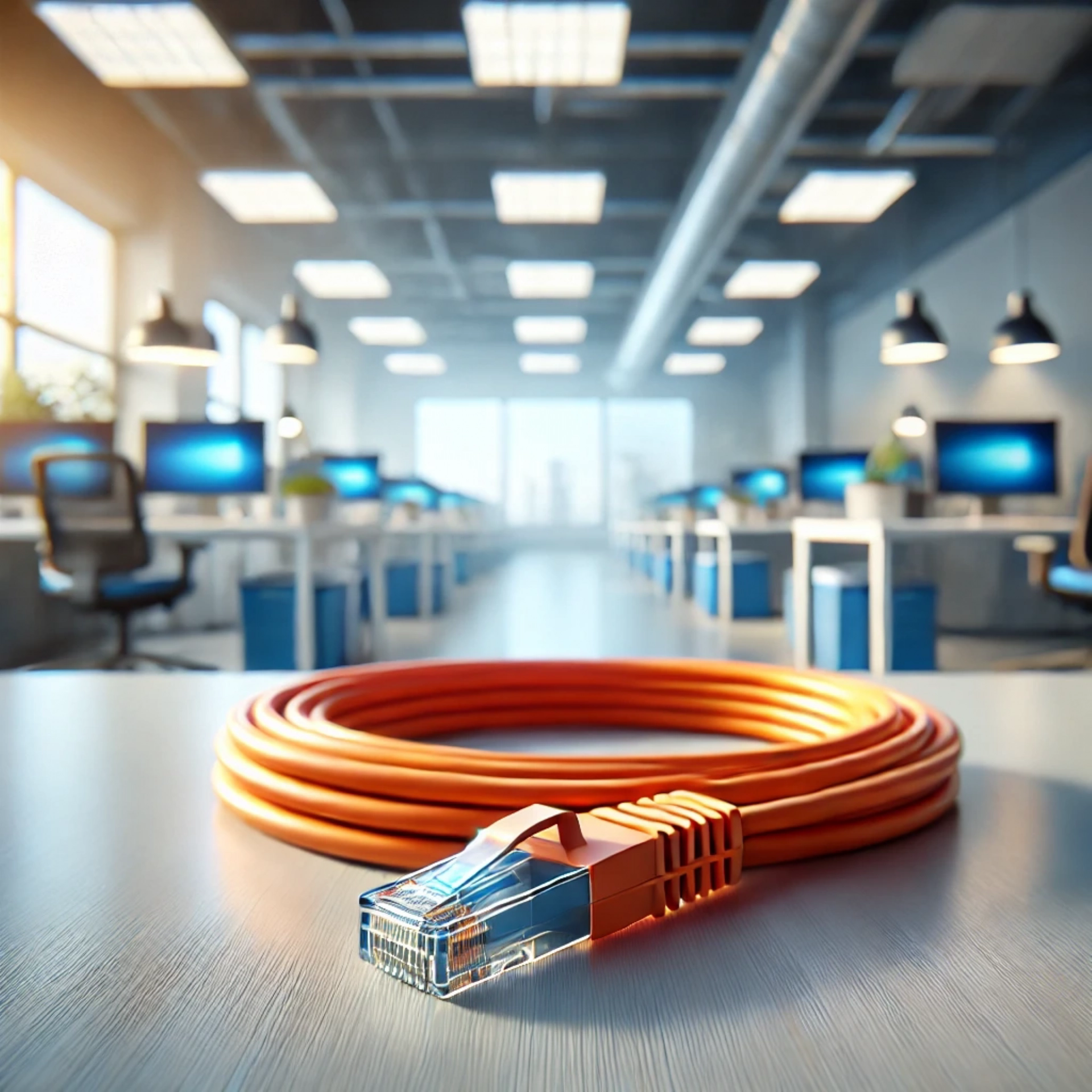 CAT6A U/UTP Patch Kablo - 15 metre, Turuncu