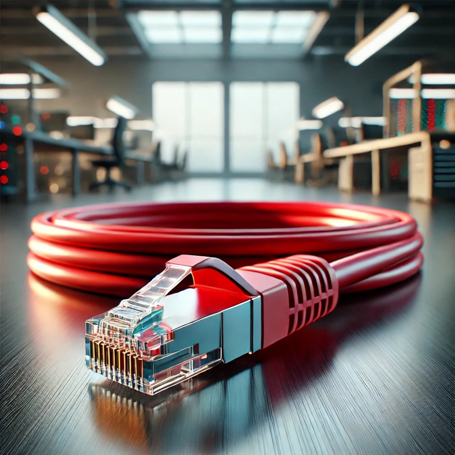 CAT7 Patch Kablo - 1 metre, Kırmızı