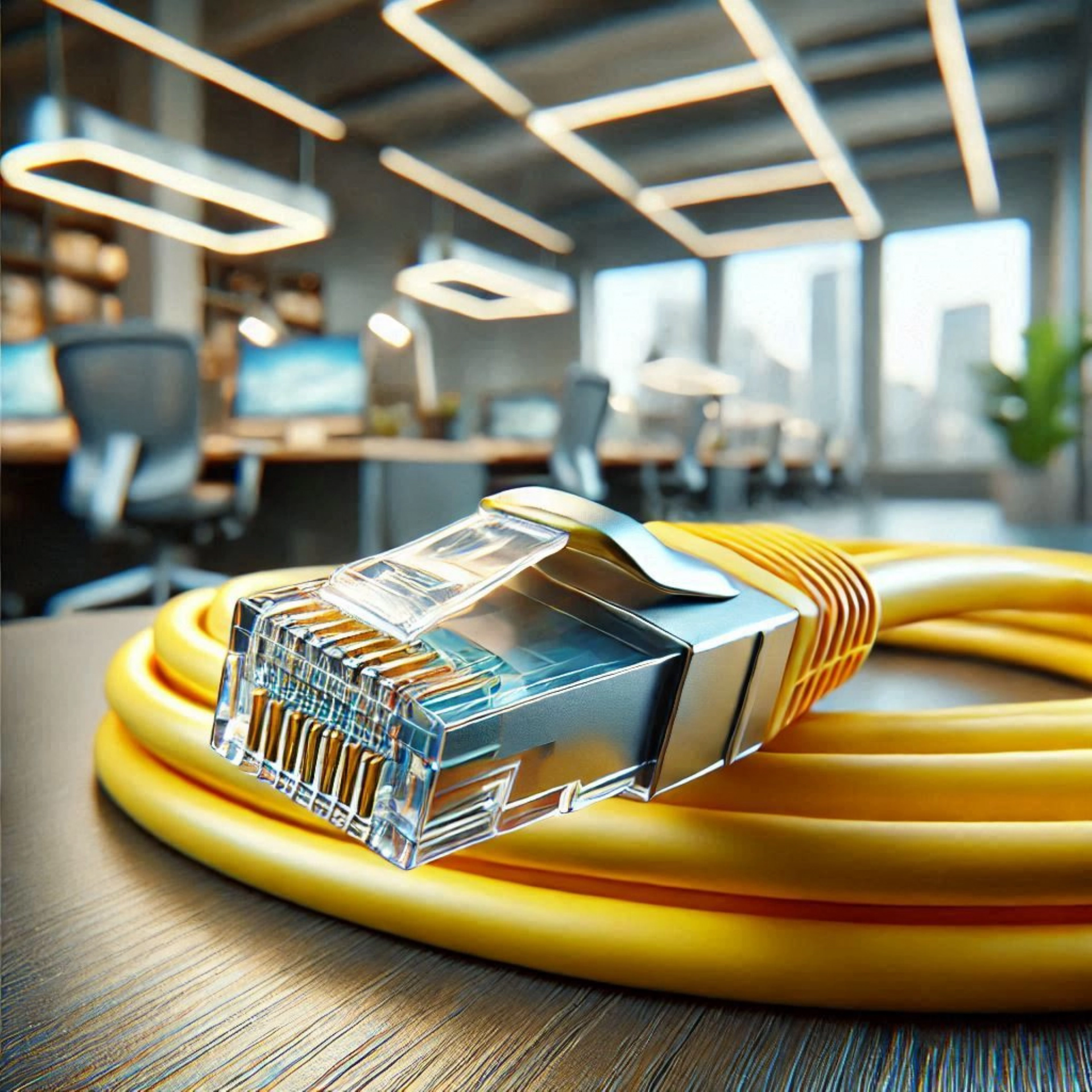 CAT7 Patch Kablo - 1 metre, Sarı