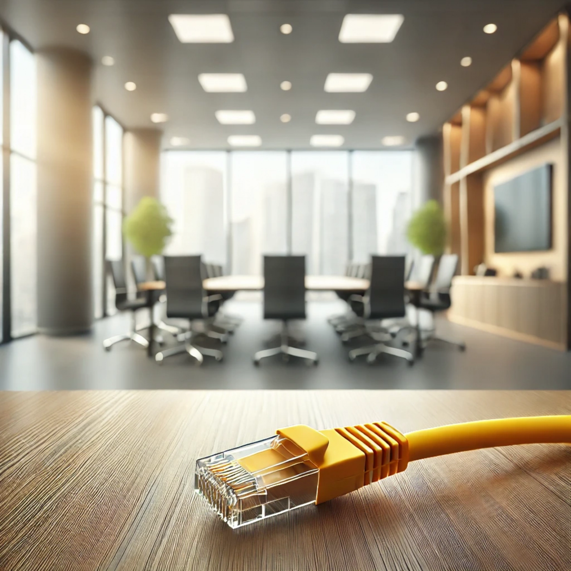 CAT6A U/UTP Patch Kablo - 1 metre, Sarı