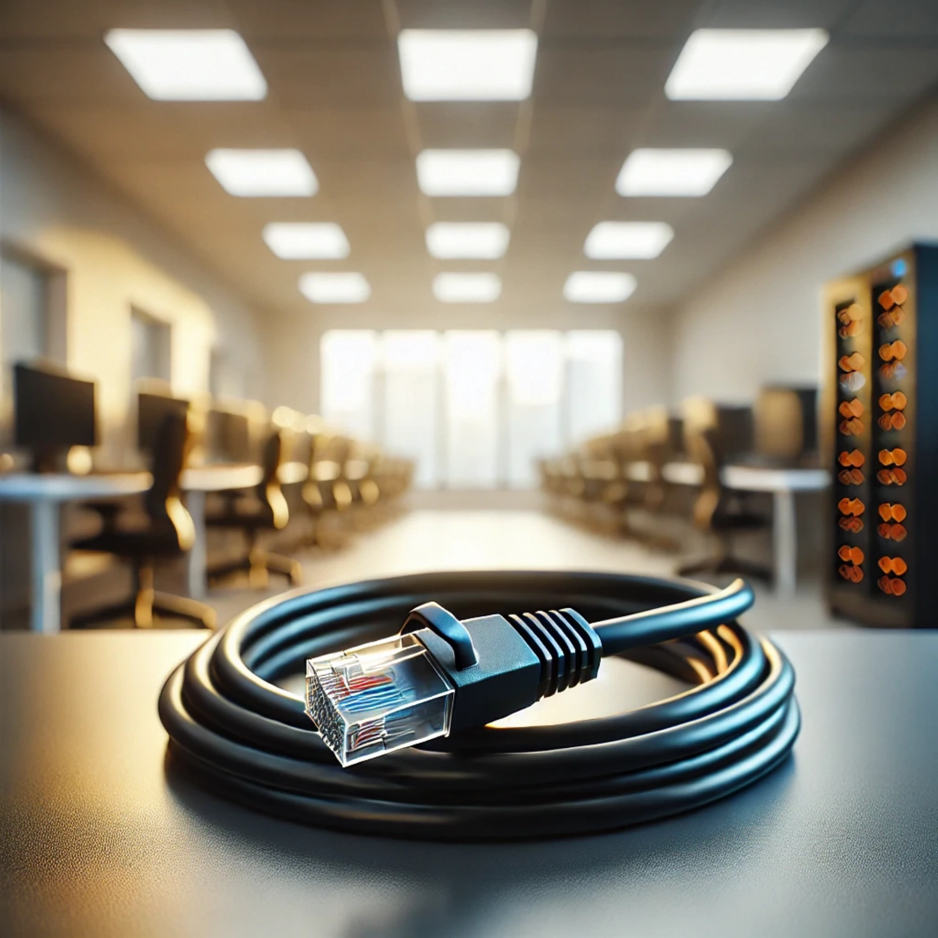 CAT6A S/FTP Patch Kablo - 1 metre, Siyah