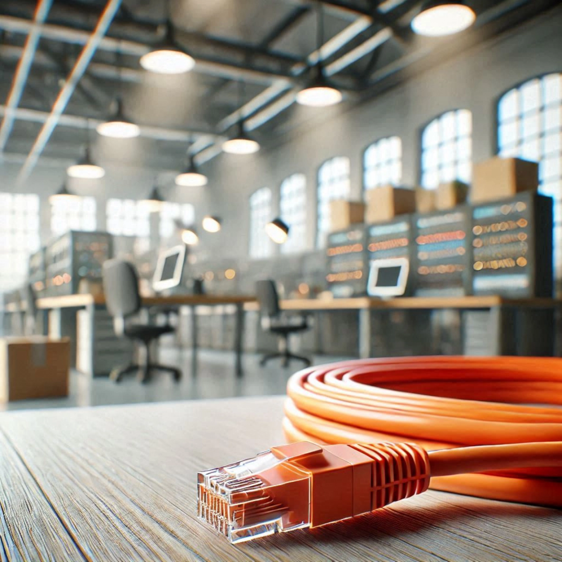 CAT6A S/FTP Patch Kablo - 1 metre, Turuncu