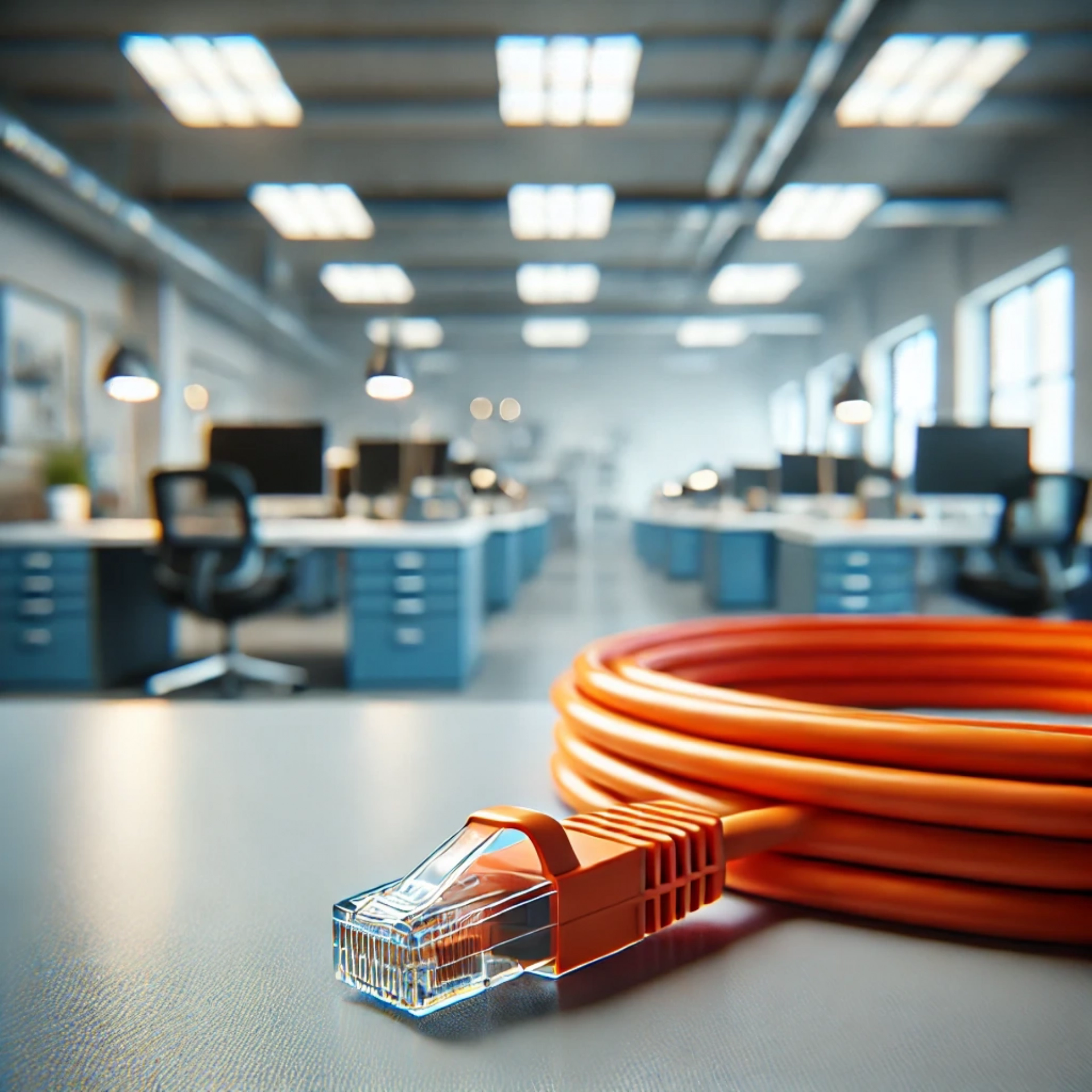 CAT6A SF/UTP Patch Kablo - 1 metre, Turuncu