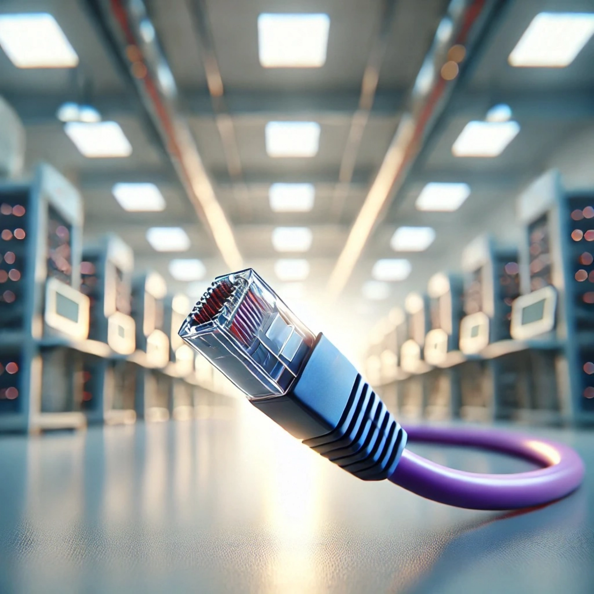 CAT6A S/UTP Patch Kablo - 20 metre, Mor