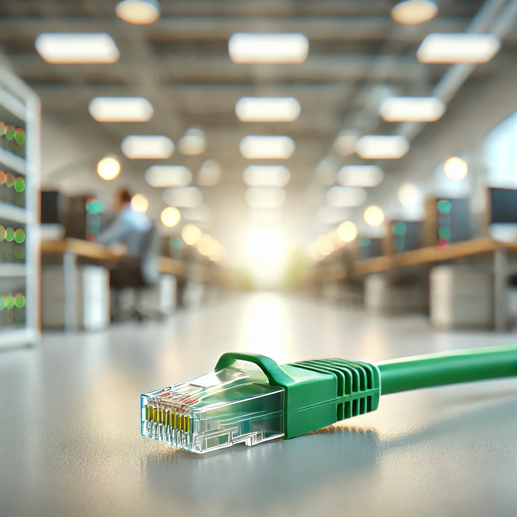 CAT6 Patch Kablo, 2 metre, Yeşil