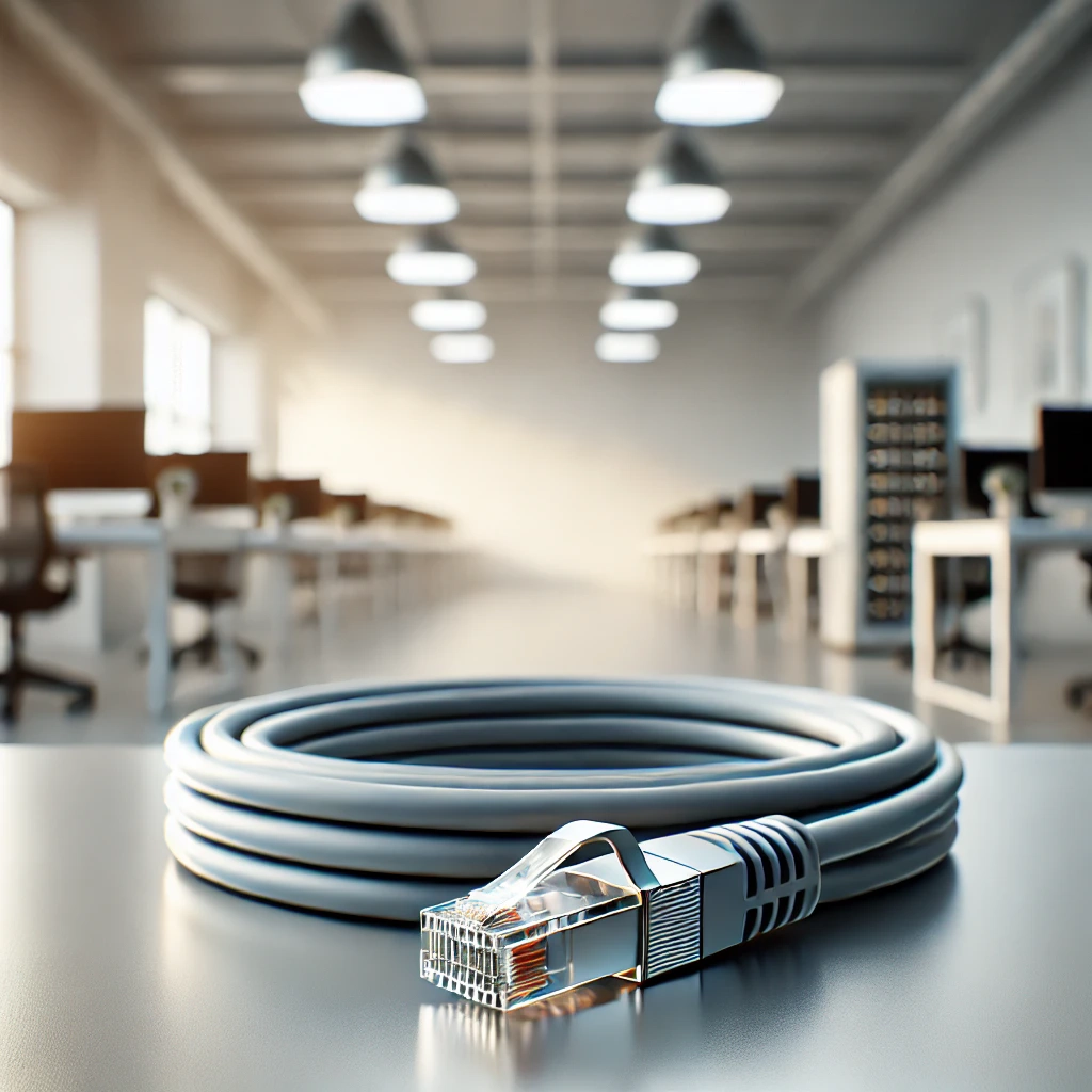 CAT6A SF/UTP Patch Kablo - 20cm, Gri