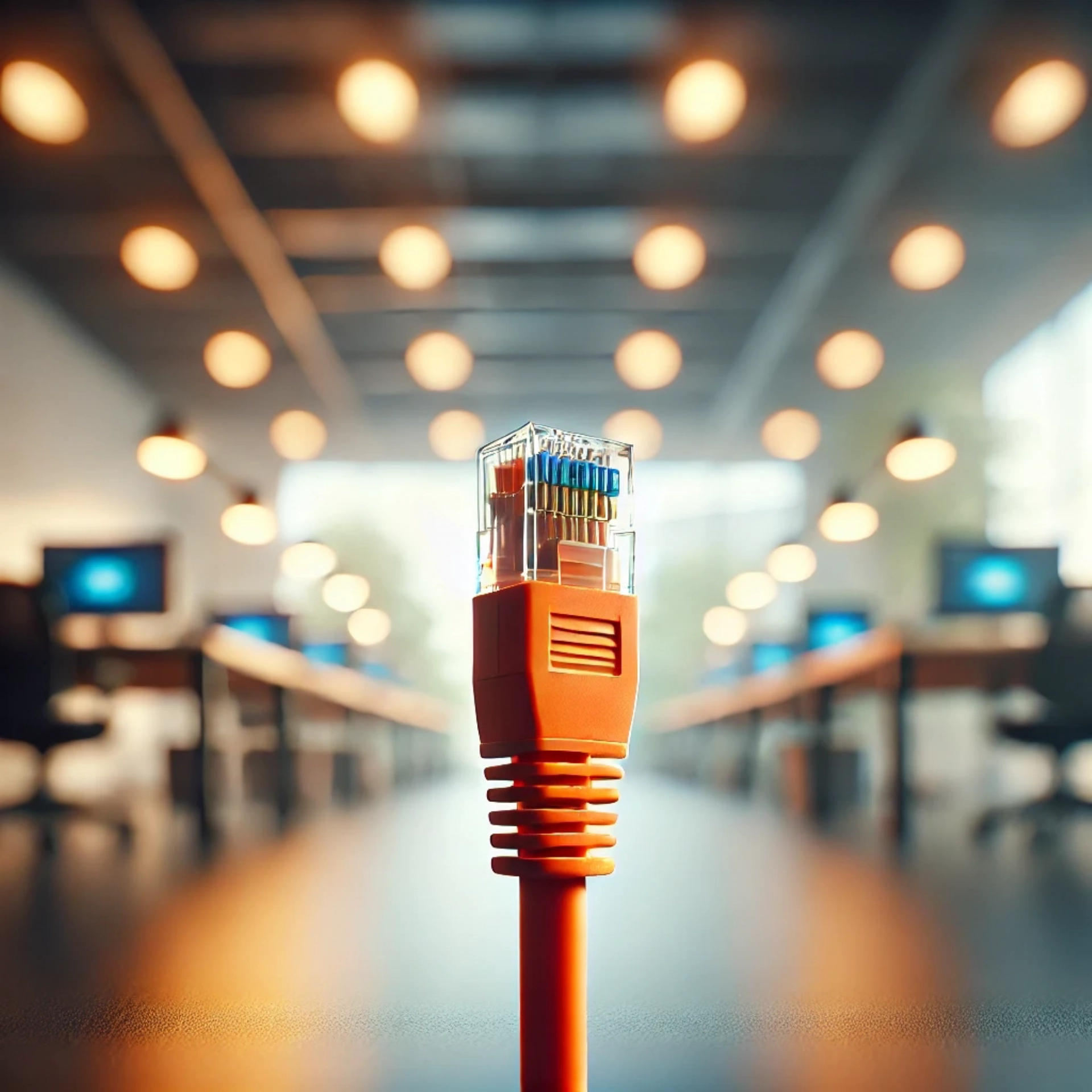 CAT6A SF/UTP Patch Kablo - 20cm, Turuncu