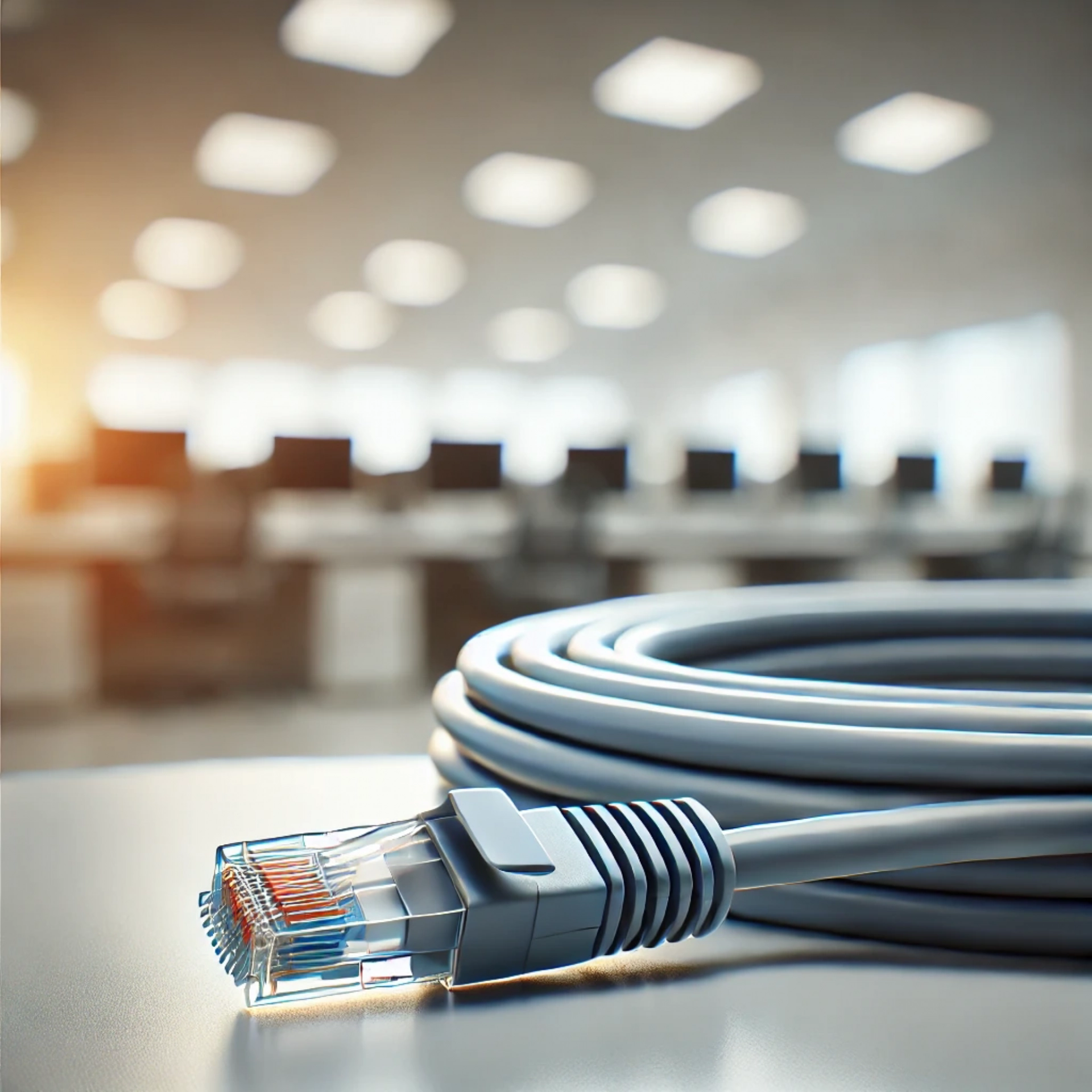 CAT6A U/UTP Patch Kablo - 20 metre, Gri