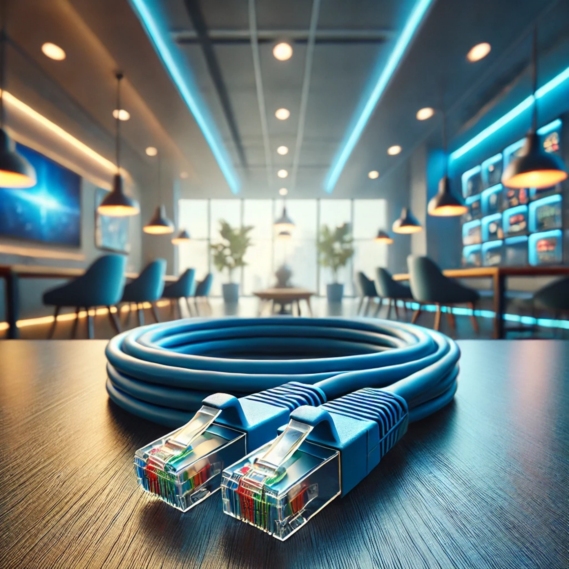 CAT6A U/FTP Patch Kablo - 20 metre, Mavi