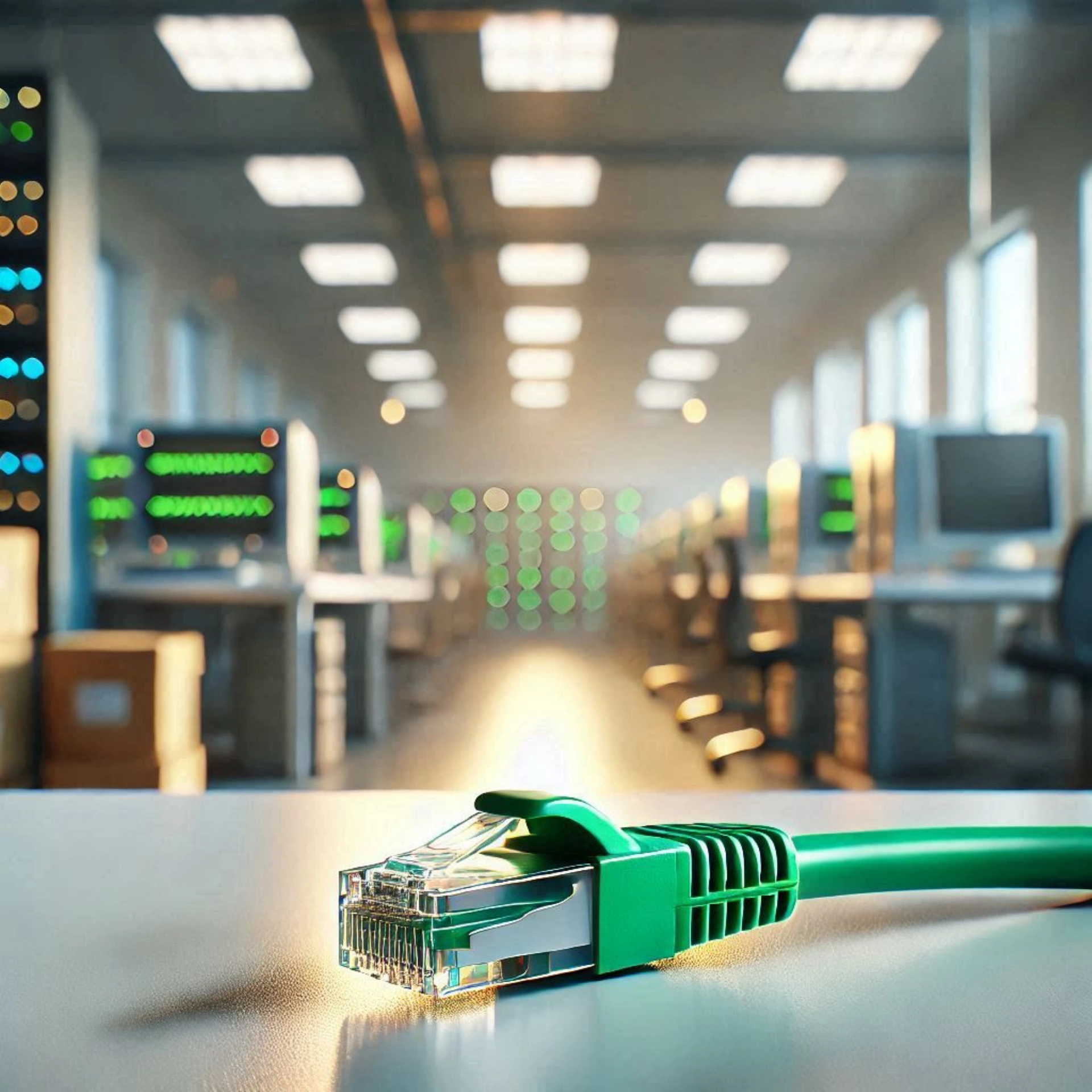 CAT6A SF/UTP Patch Kablo - 20 metre, Yeşil