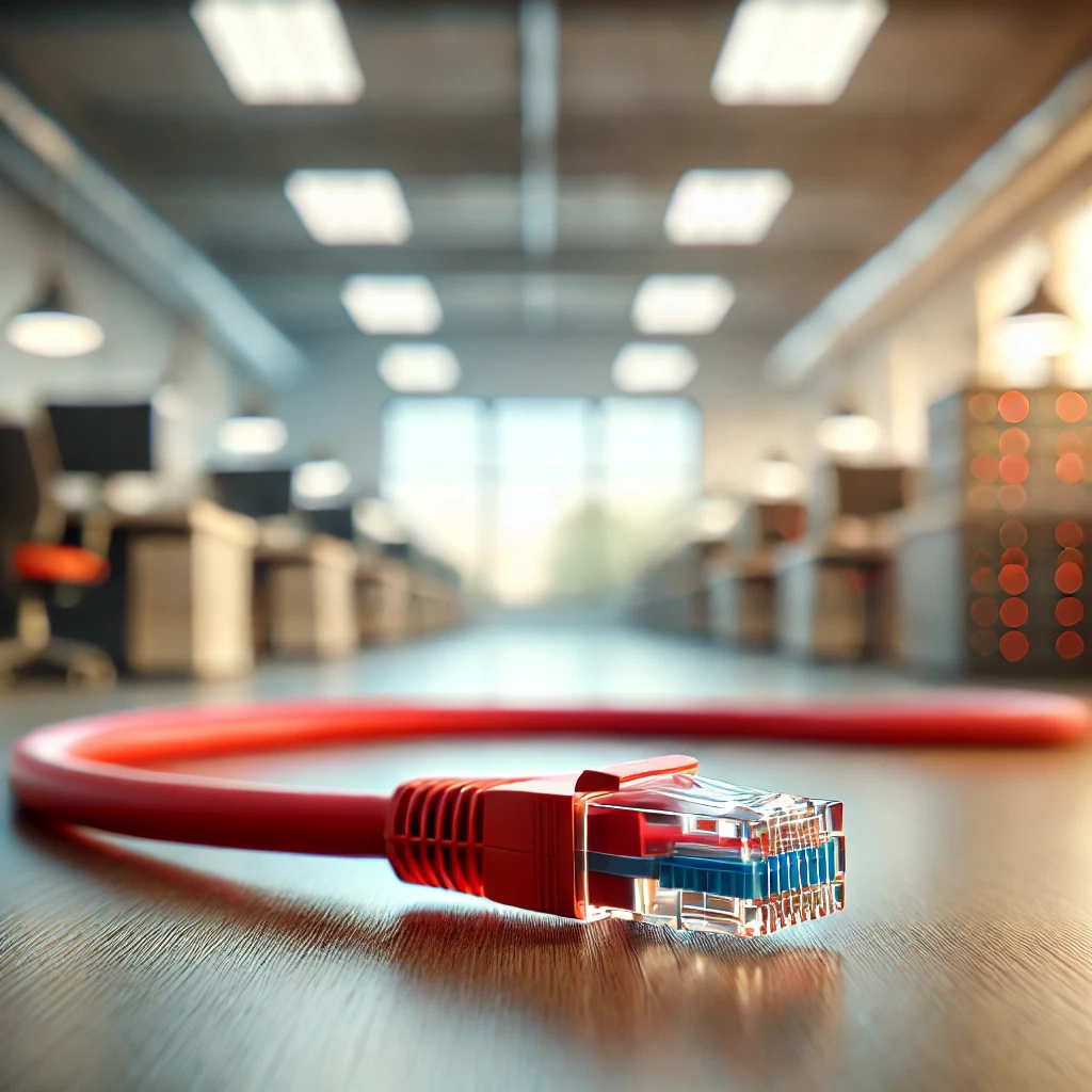 CAT6 Patch Kablo, 25cm, Kırmızı