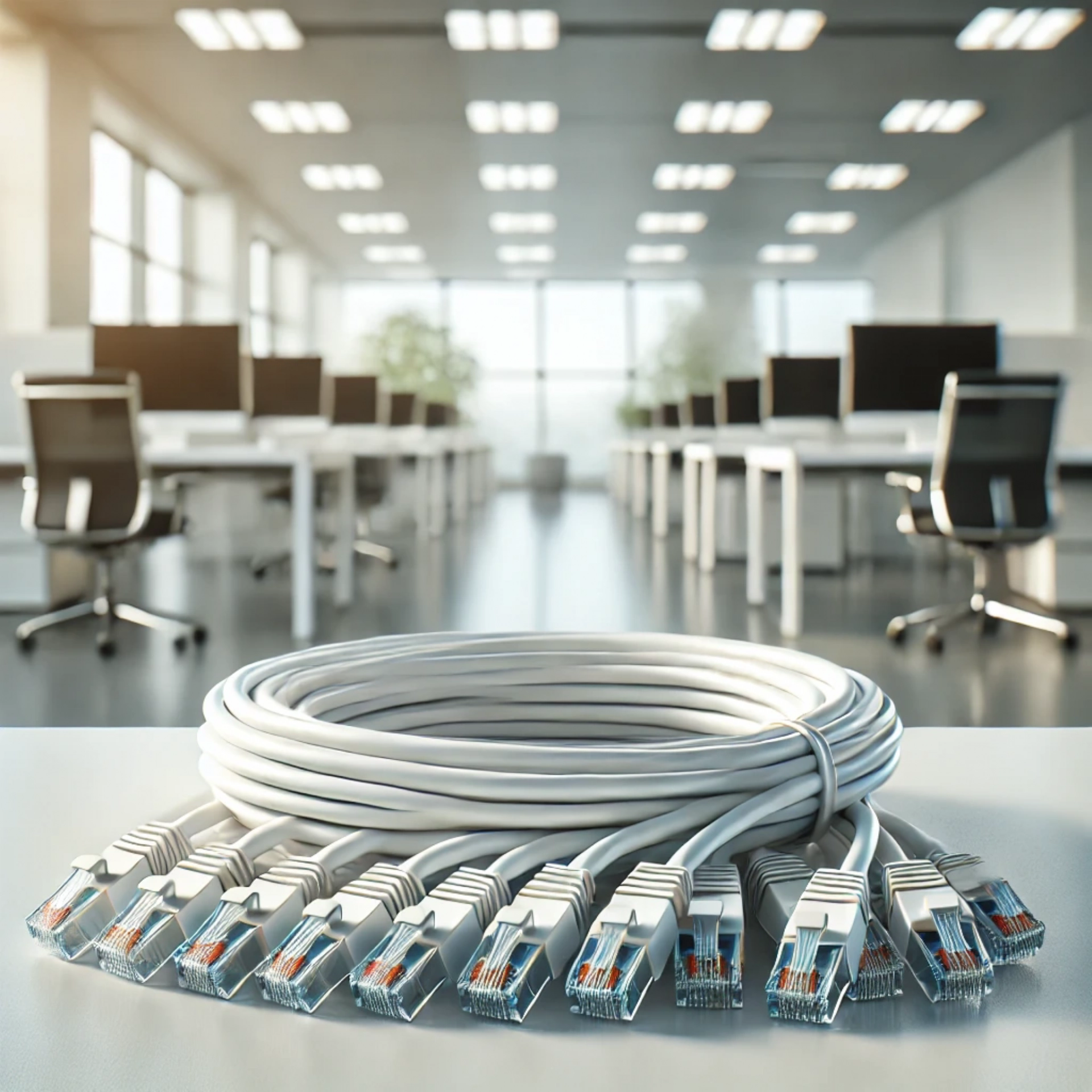 CAT6A SF/UTP Patch Kablo - 25cm, Beyaz