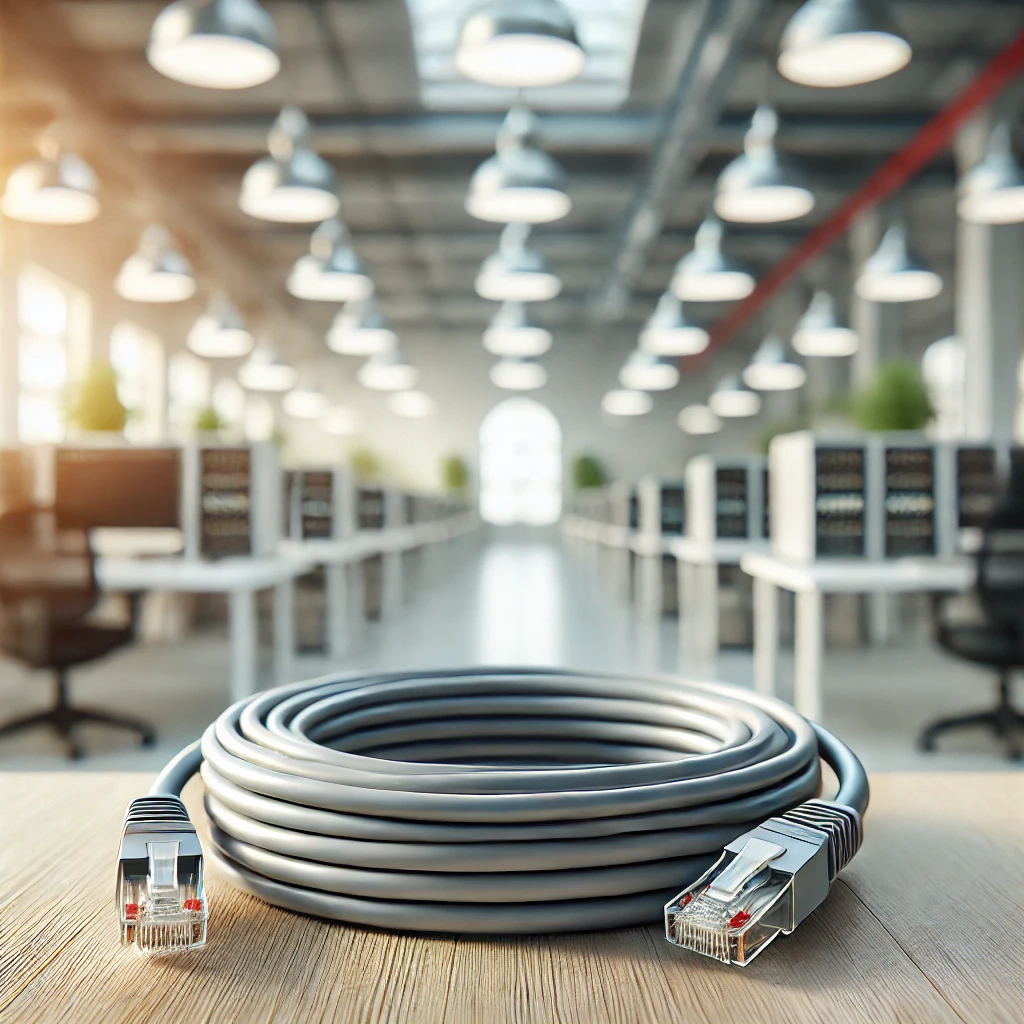 CAT6A F/UTP Patch Kablo - 25cm, Gri