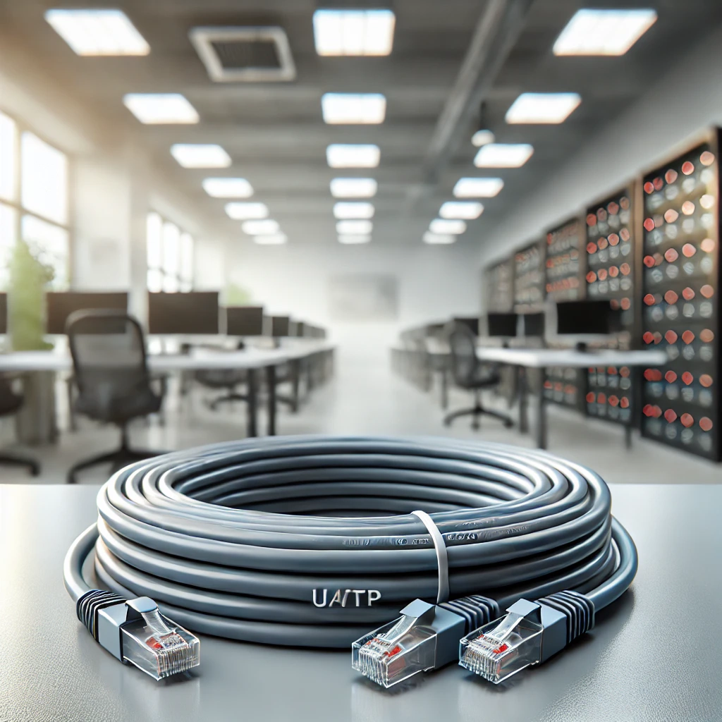 CAT6A U/FTP Patch Kablo - 25cm, Gri