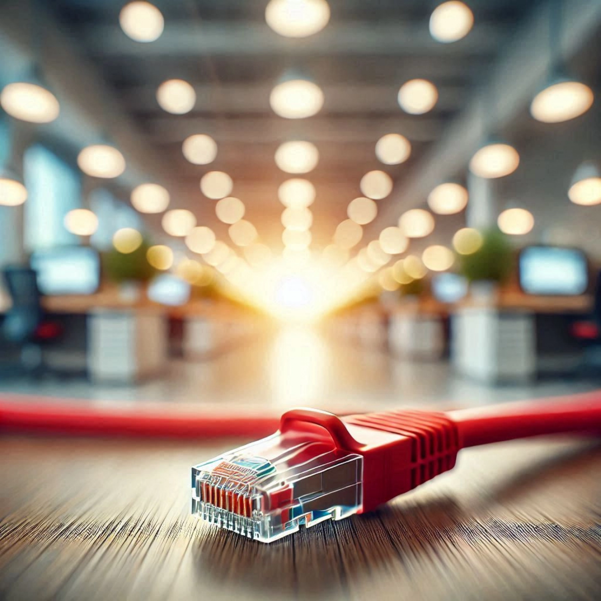 CAT6A F/UTP Patch Kablo - 25cm, Kırmızı