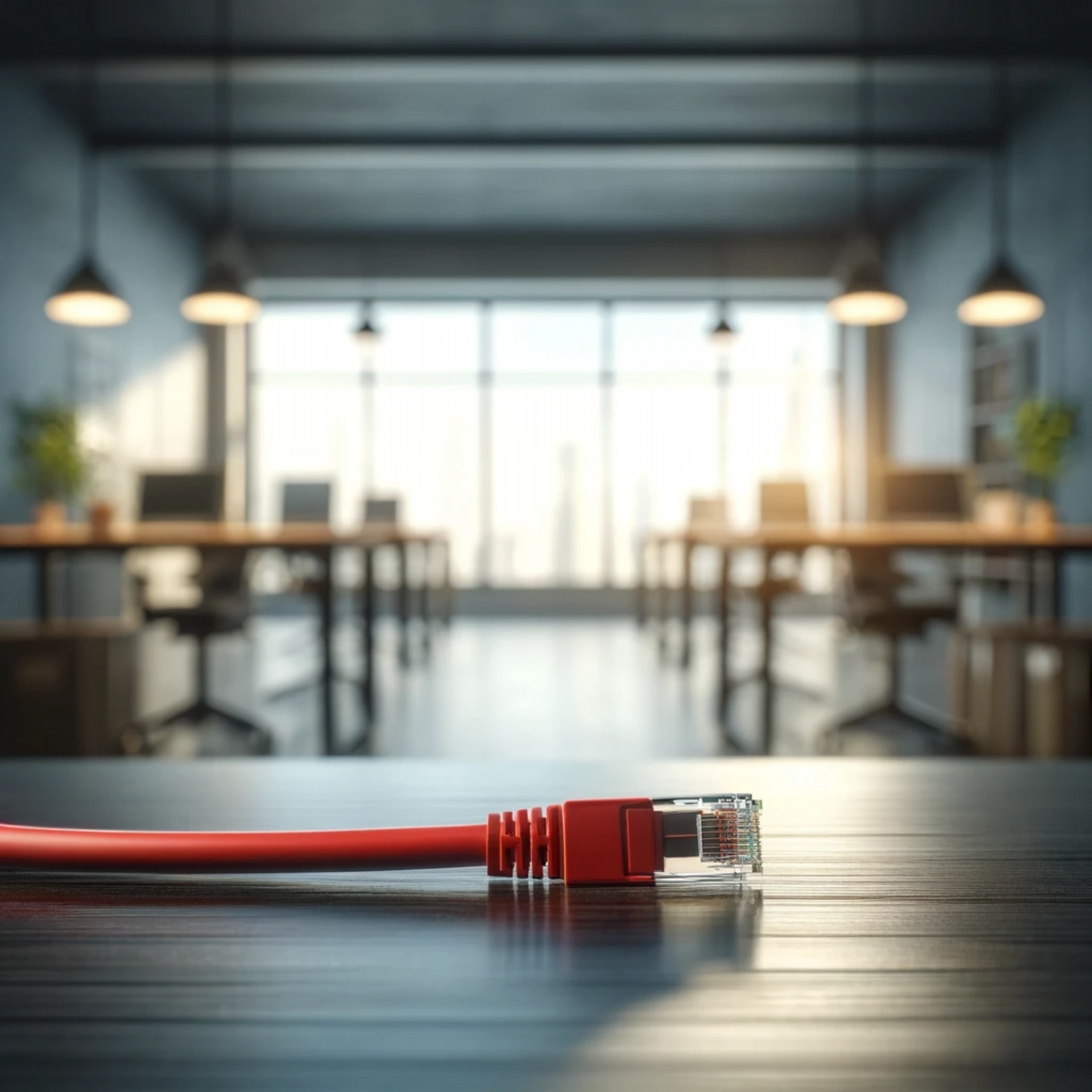 CAT6A SF/UTP Patch Kablo - 25cm, Kırmızı