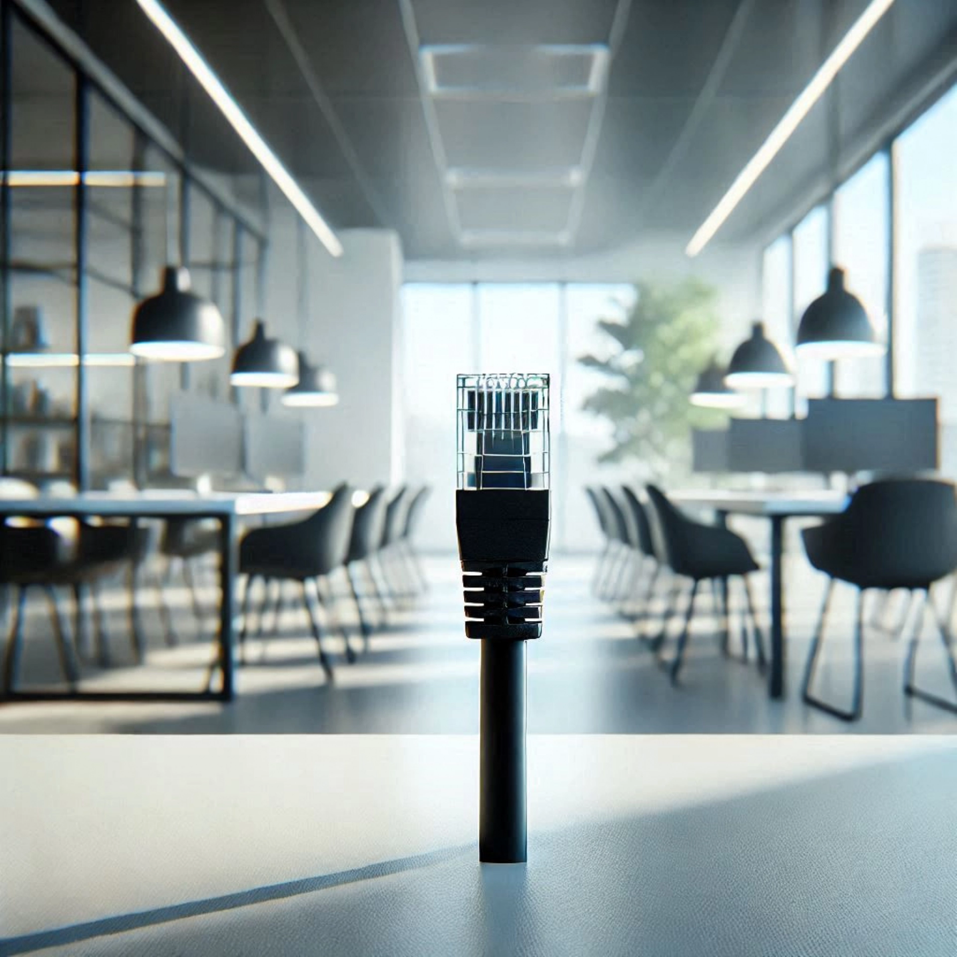 CAT6A SF/UTP Patch Kablo - 25cm, Siyah