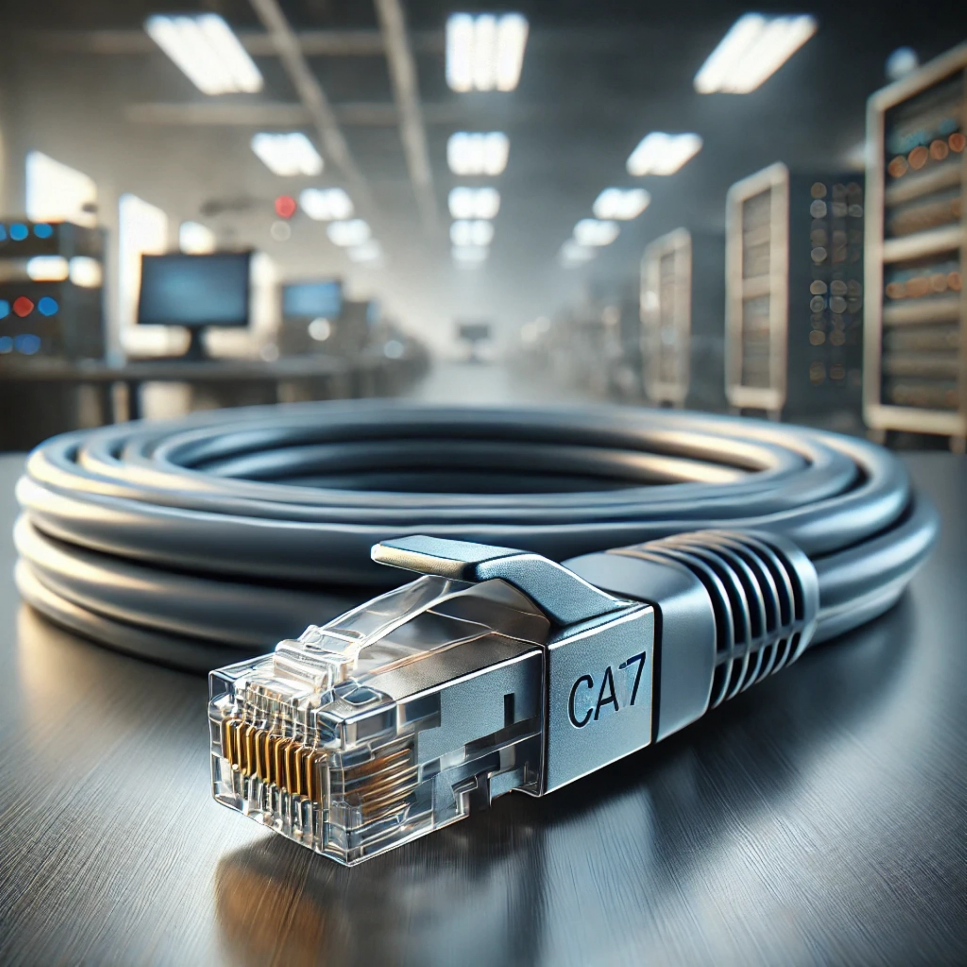 CAT7 Patch Kablo - 25 metre, Gri