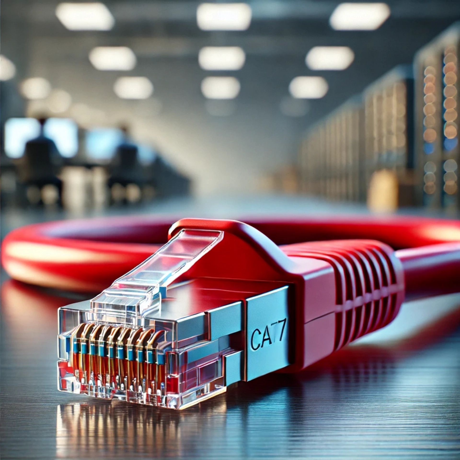 CAT7 Patch Kablo - 25 metre, Kırmızı