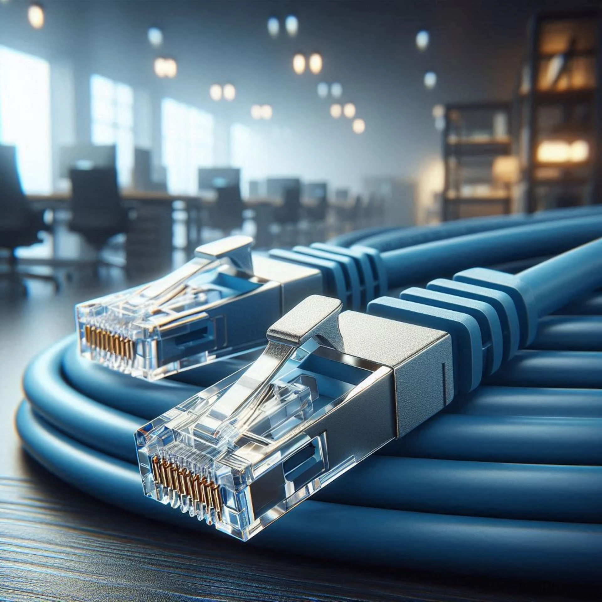 CAT7 Patch Kablo - 25 metre, Mavi