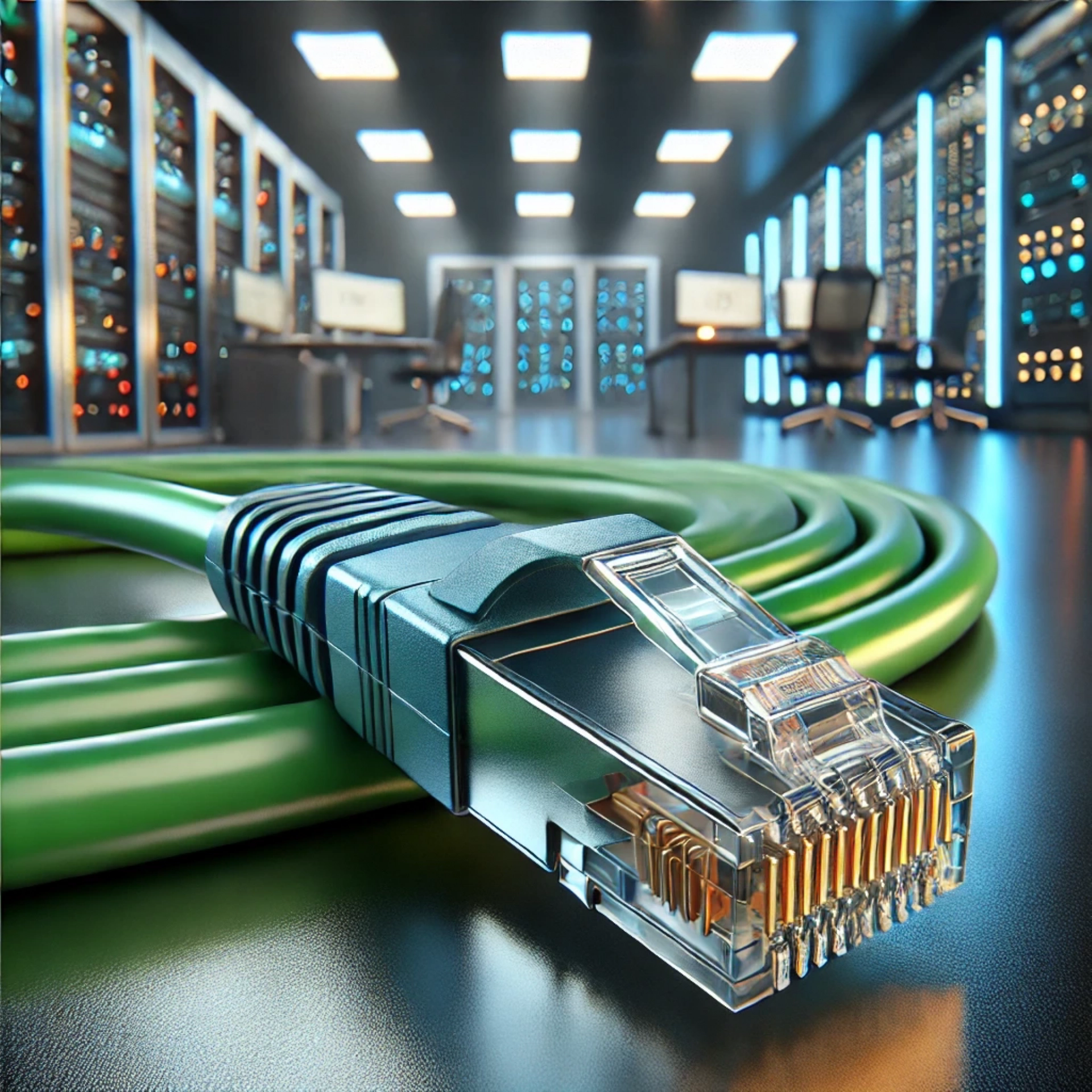 CAT7 Patch Kablo - 2 metre, Yeşil