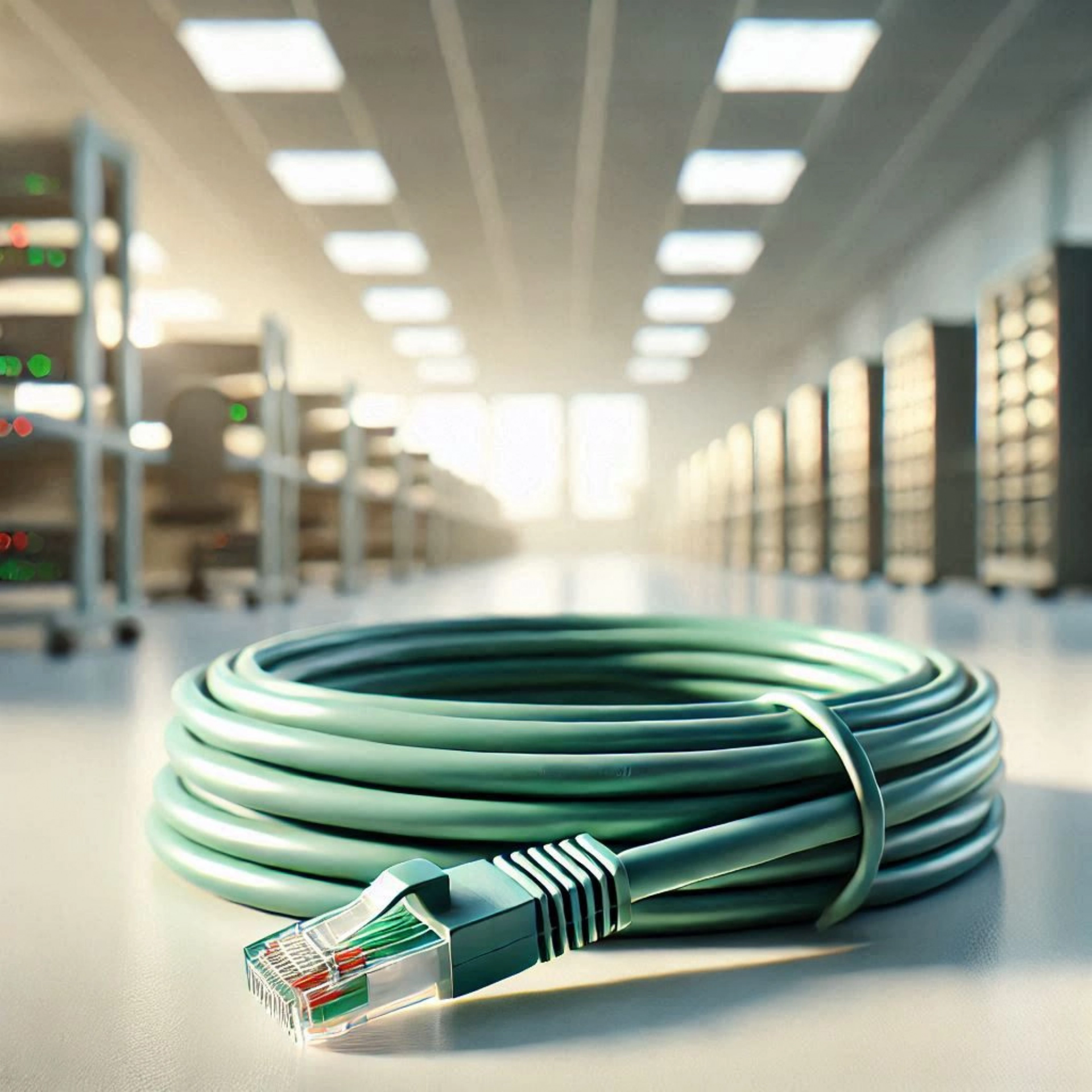 CAT6A SF/UTP Patch Kablo - 2 metre, Yeşil