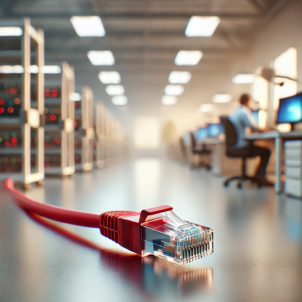 CAT6 Patch Kablo, 30cm, Kırmızı