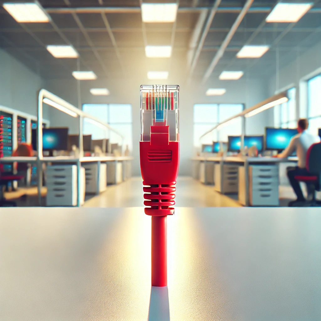 CAT6 Patch Kablo, 30 metre, Kırmızı