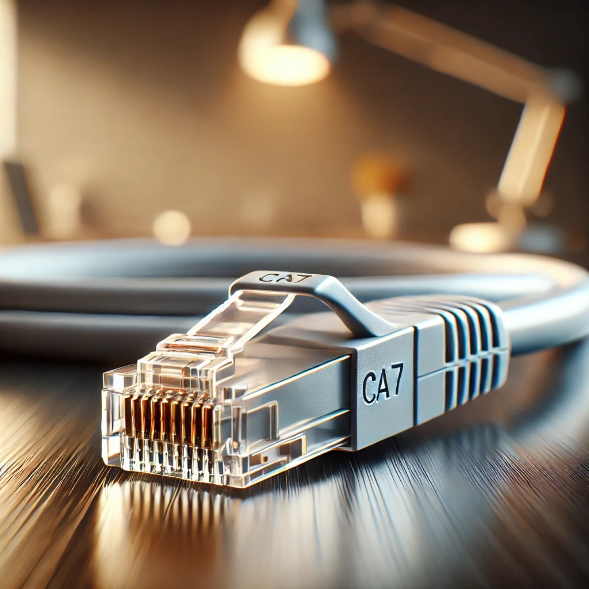 CAT7 Patch Kablo - 30cm, Beyaz