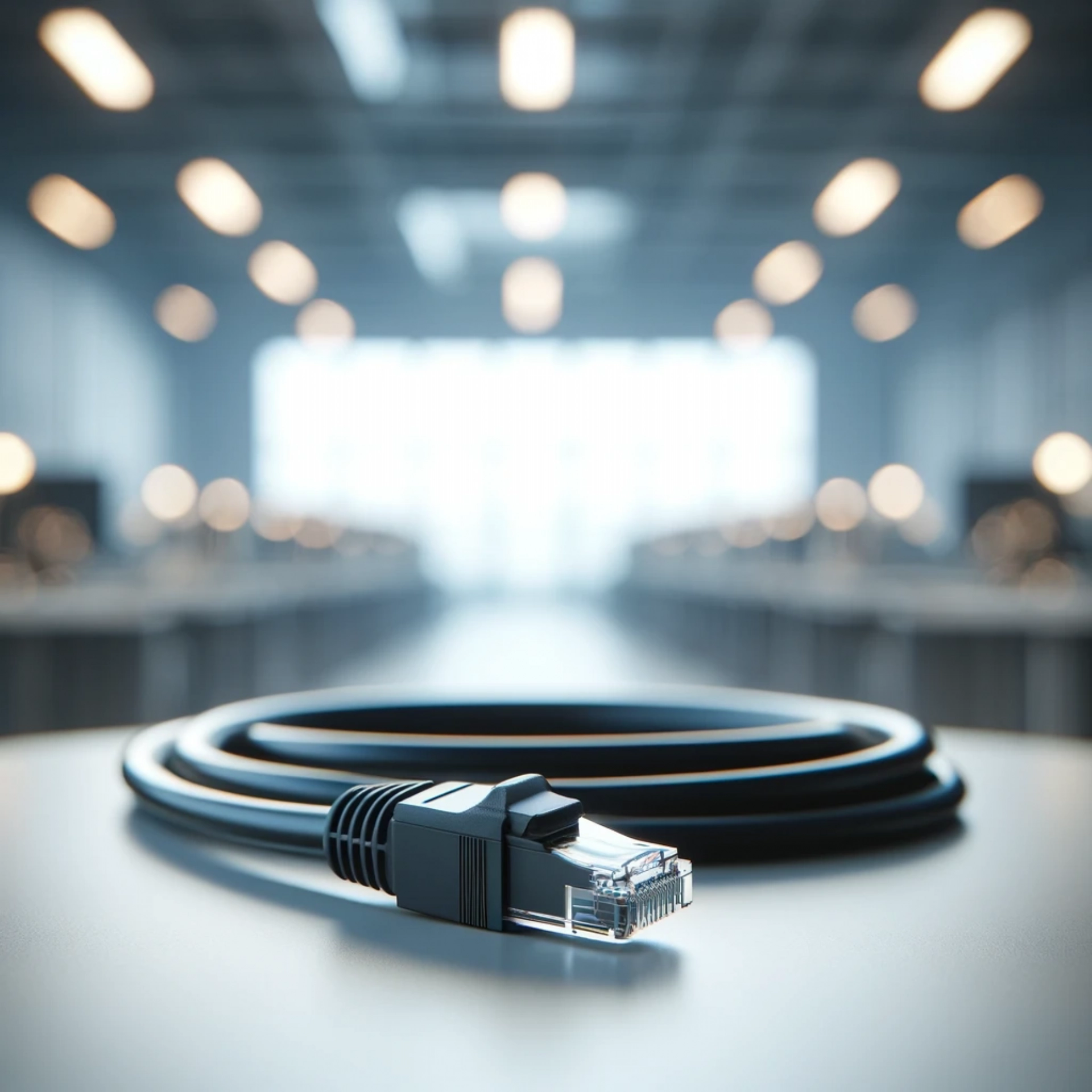 CAT6A S/FTP Patch Kablo - 30cm, Siyah