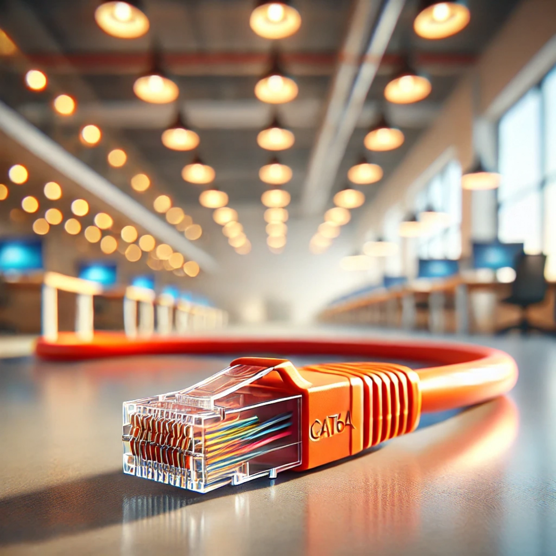 CAT6A S/FTP Patch Kablo - 30cm, Turuncu