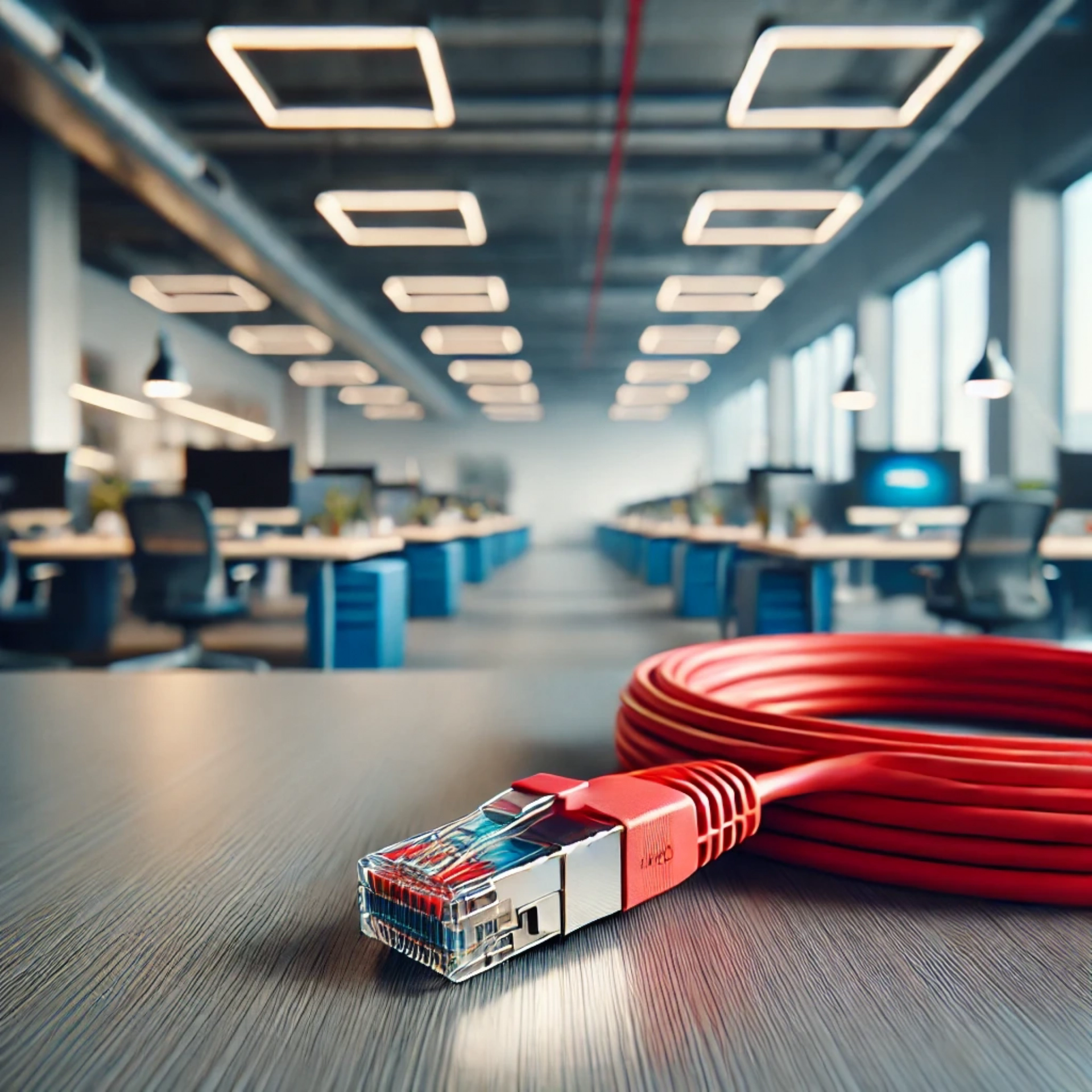 CAT6A F/FTP Patch Kablo - 30 metre, Kırmızı