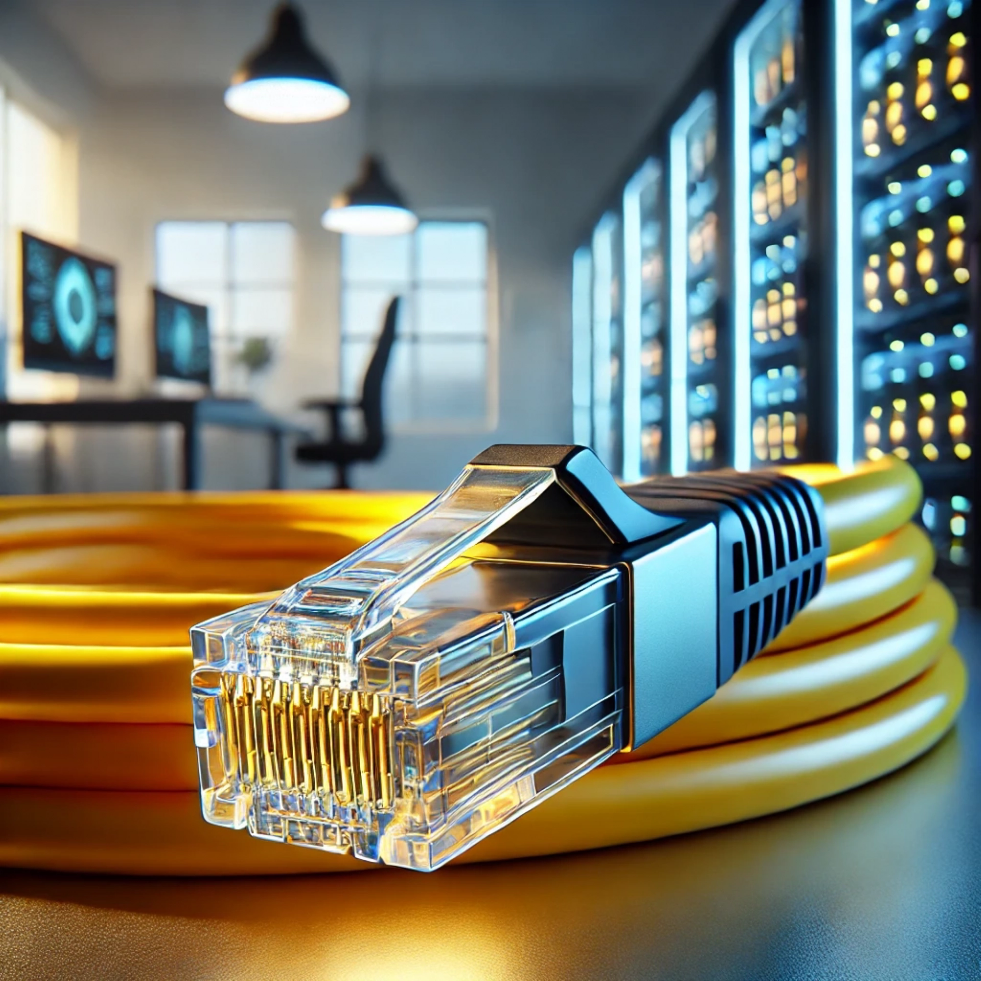 CAT7 Patch Kablo - 30 metre, Sarı