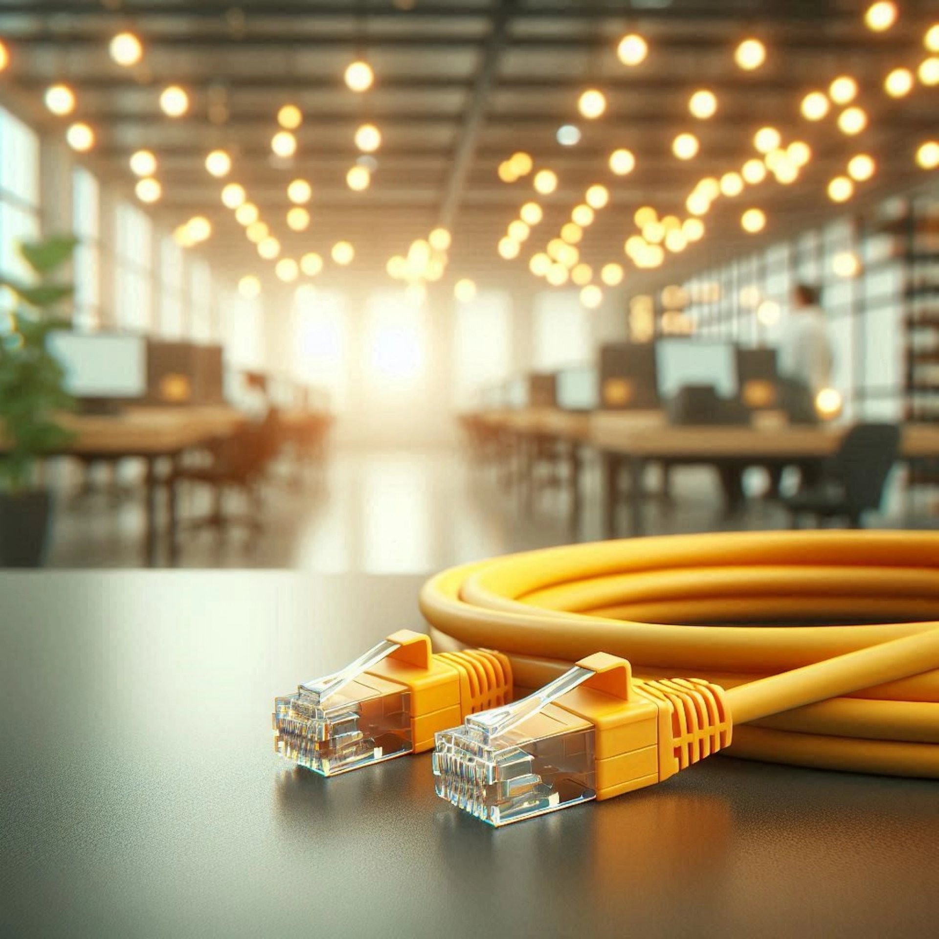 CAT6A S/FTP Patch Kablo - 30 metre, Sarı