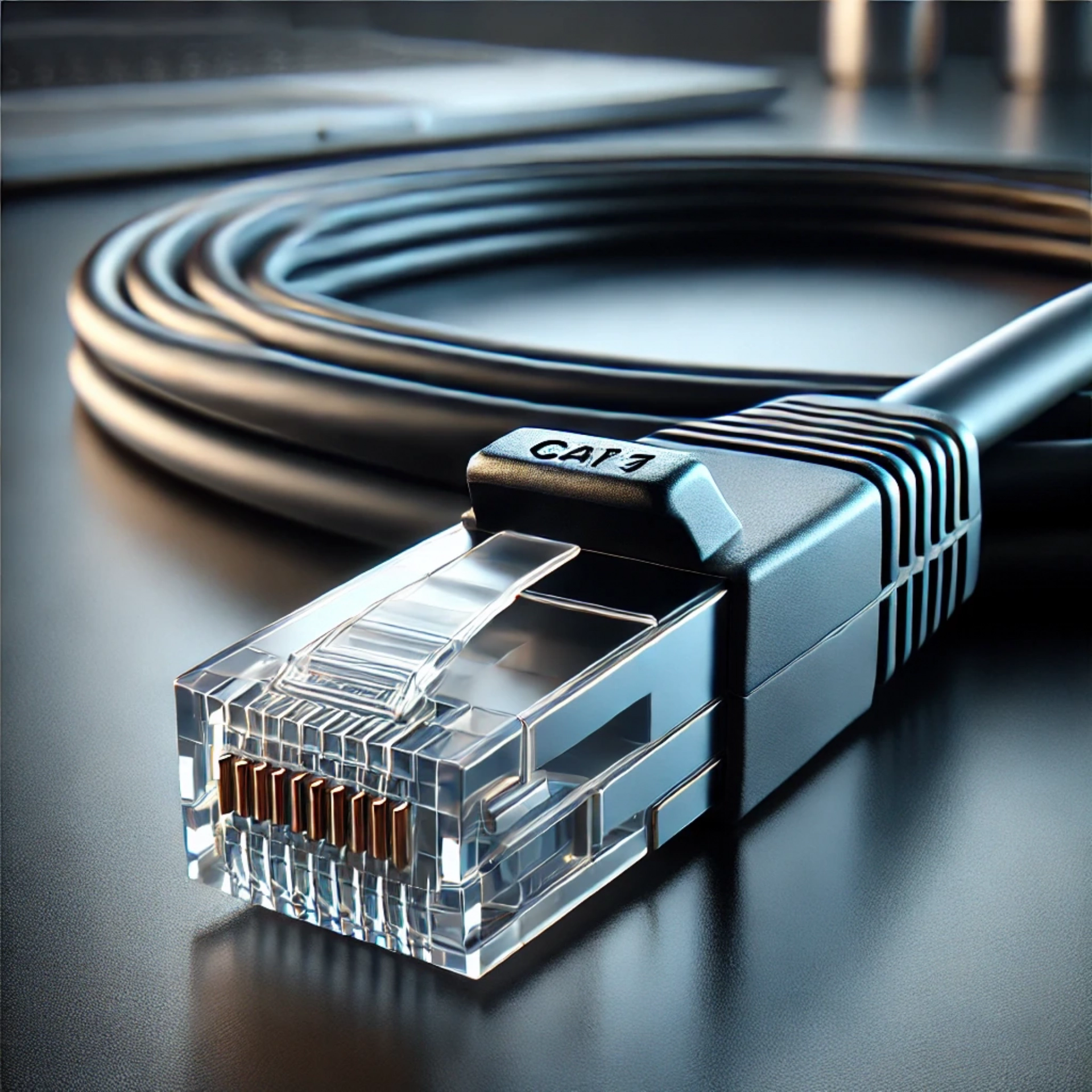 CAT7 Patch Kablo - 30 metre, Siyah