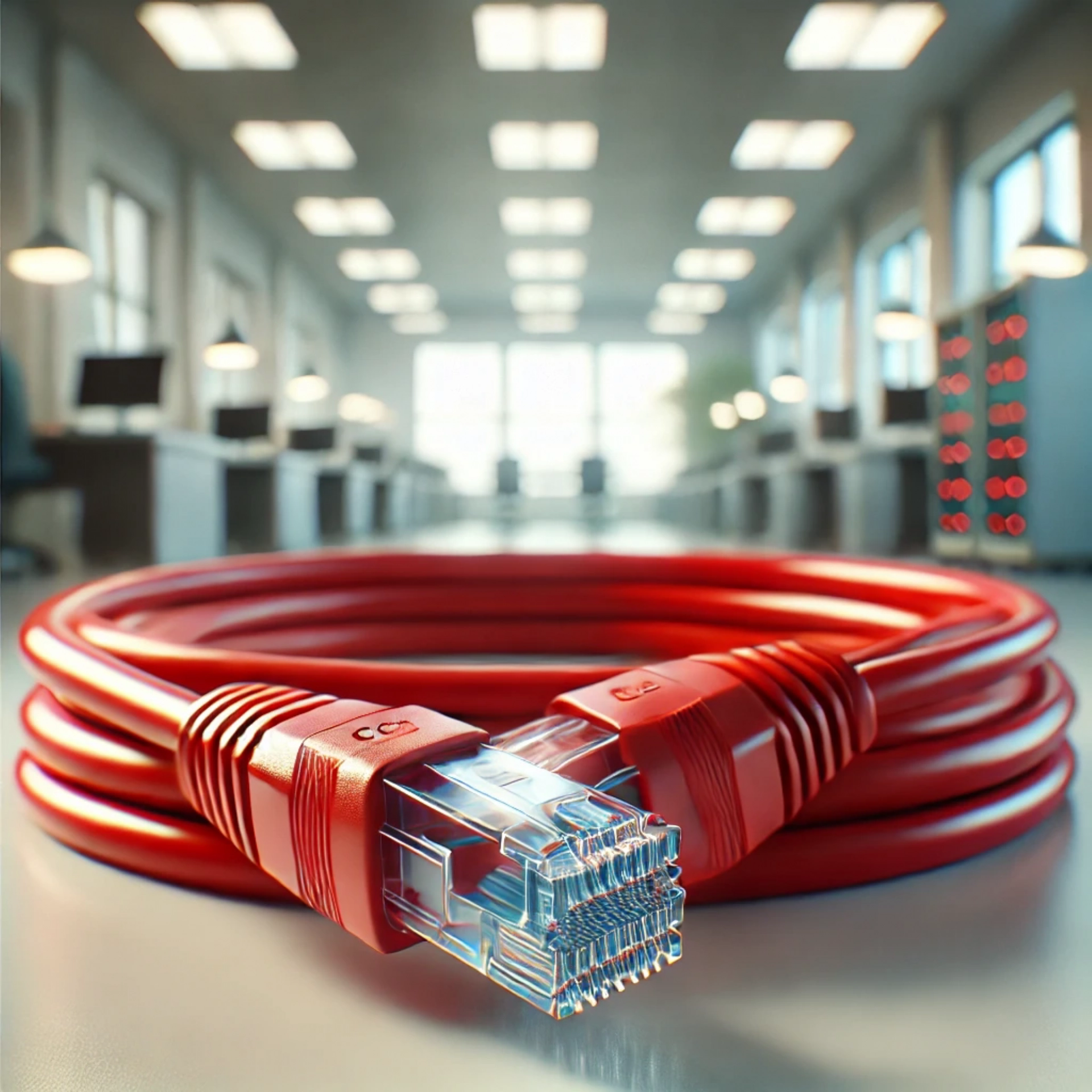 CAT6A S/UTP Patch Kablo - 3 metre, Kırmızı