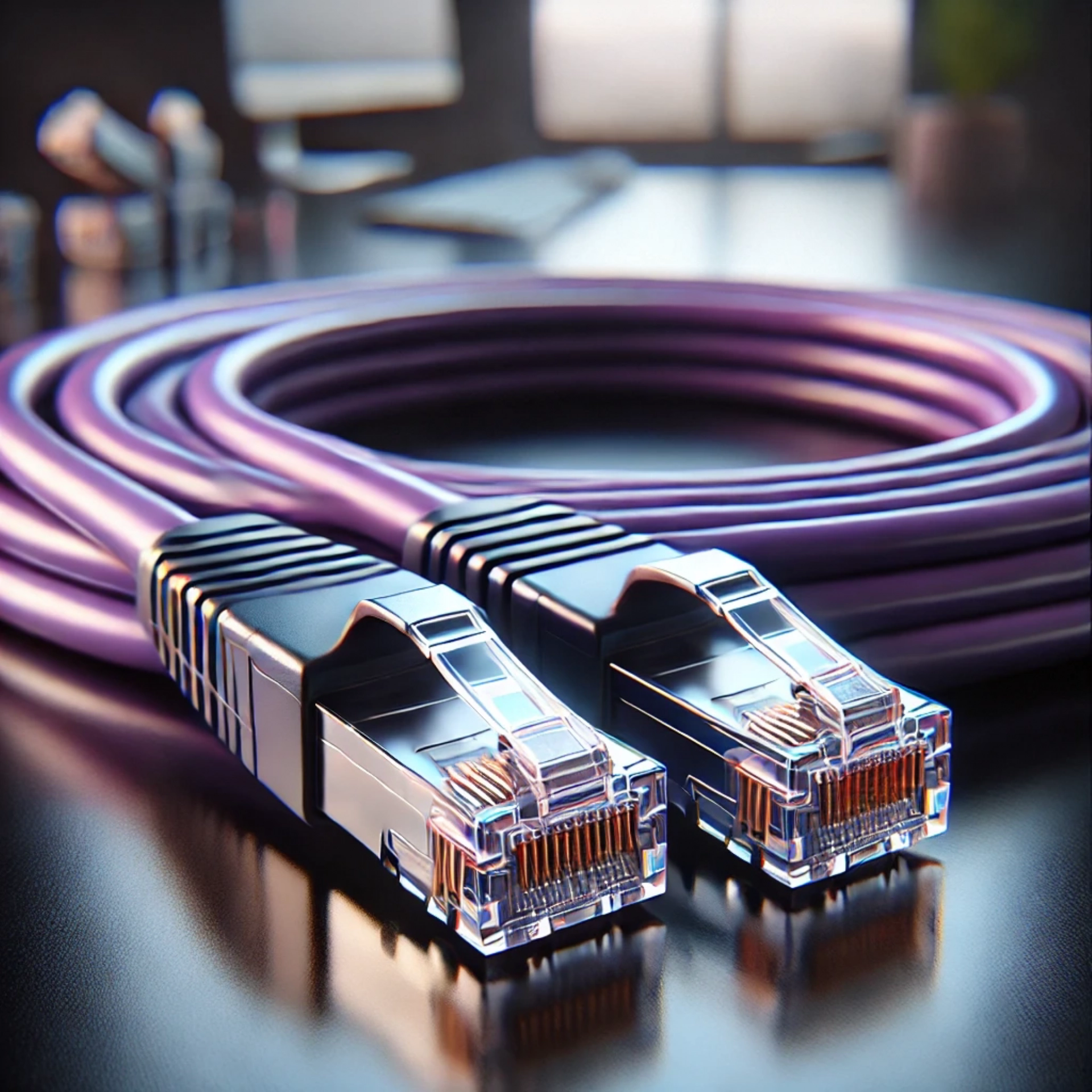 CAT7 Patch Kablo - 3 metre, Mor