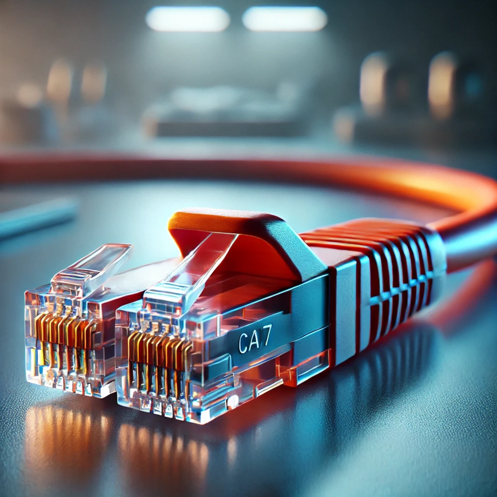 CAT7 Patch Kablo - 3 metre, Turuncu