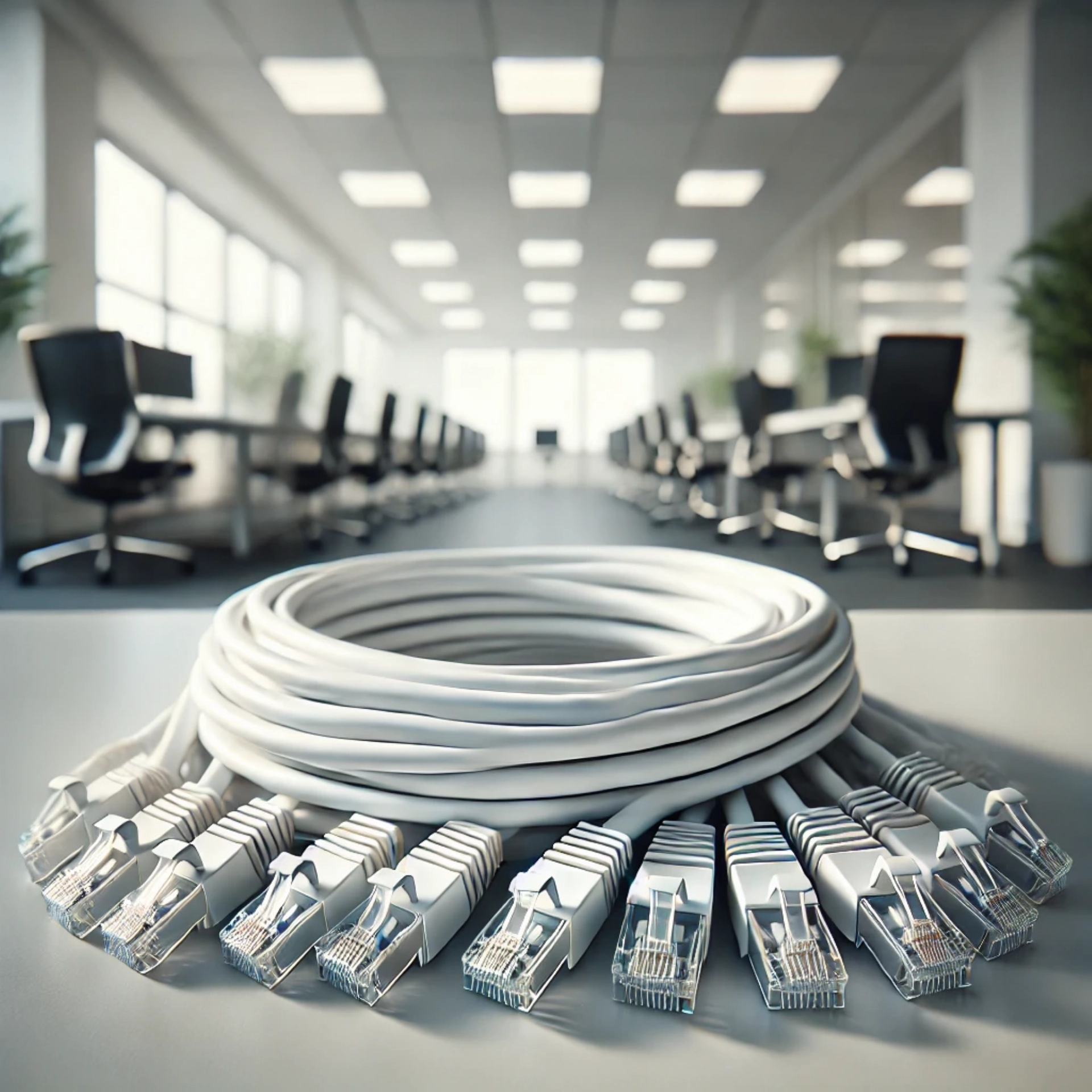 CAT6A S/FTP Patch Kablo - 40 metre, Beyaz