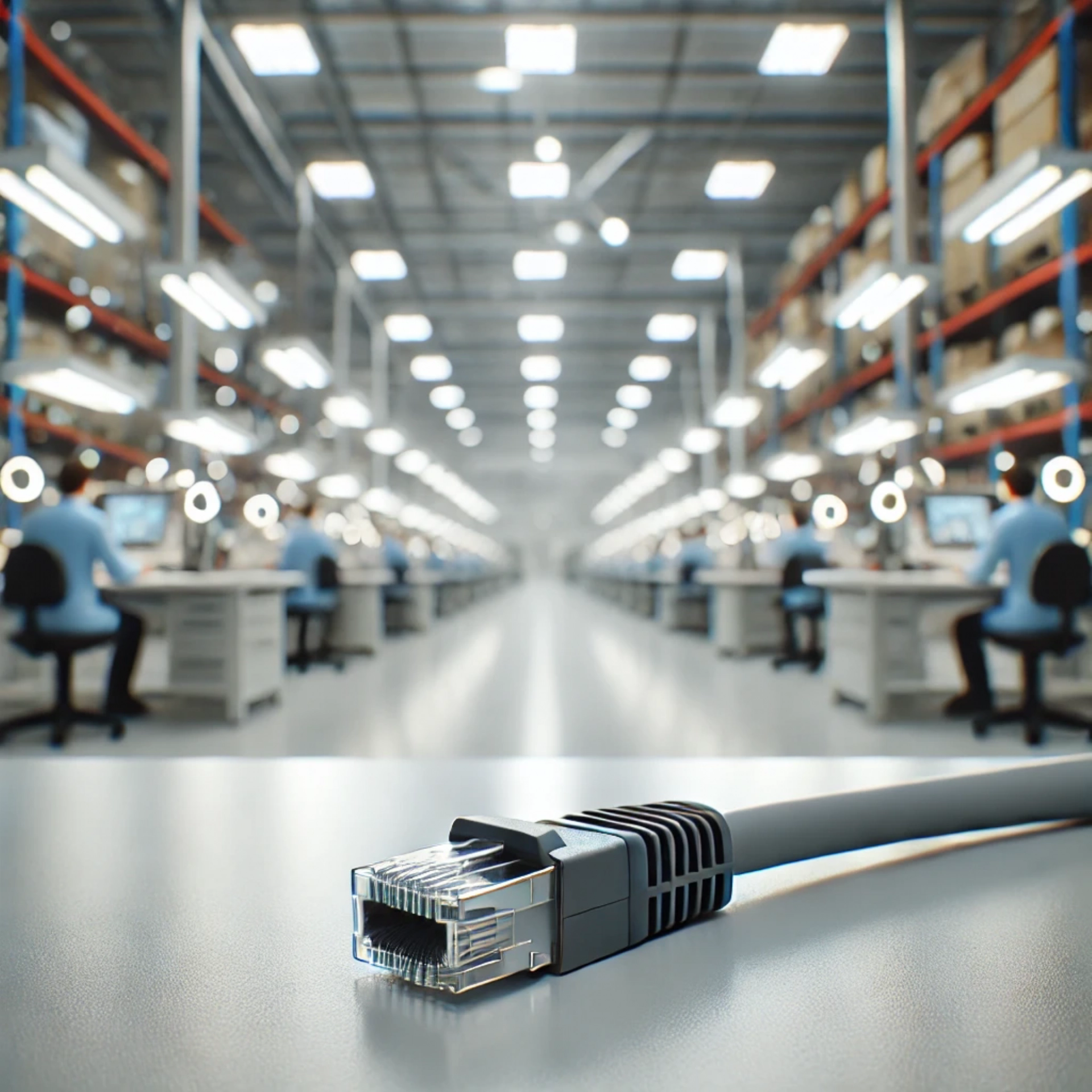 CAT6A F/UTP Patch Kablo - 40 metre, Gri