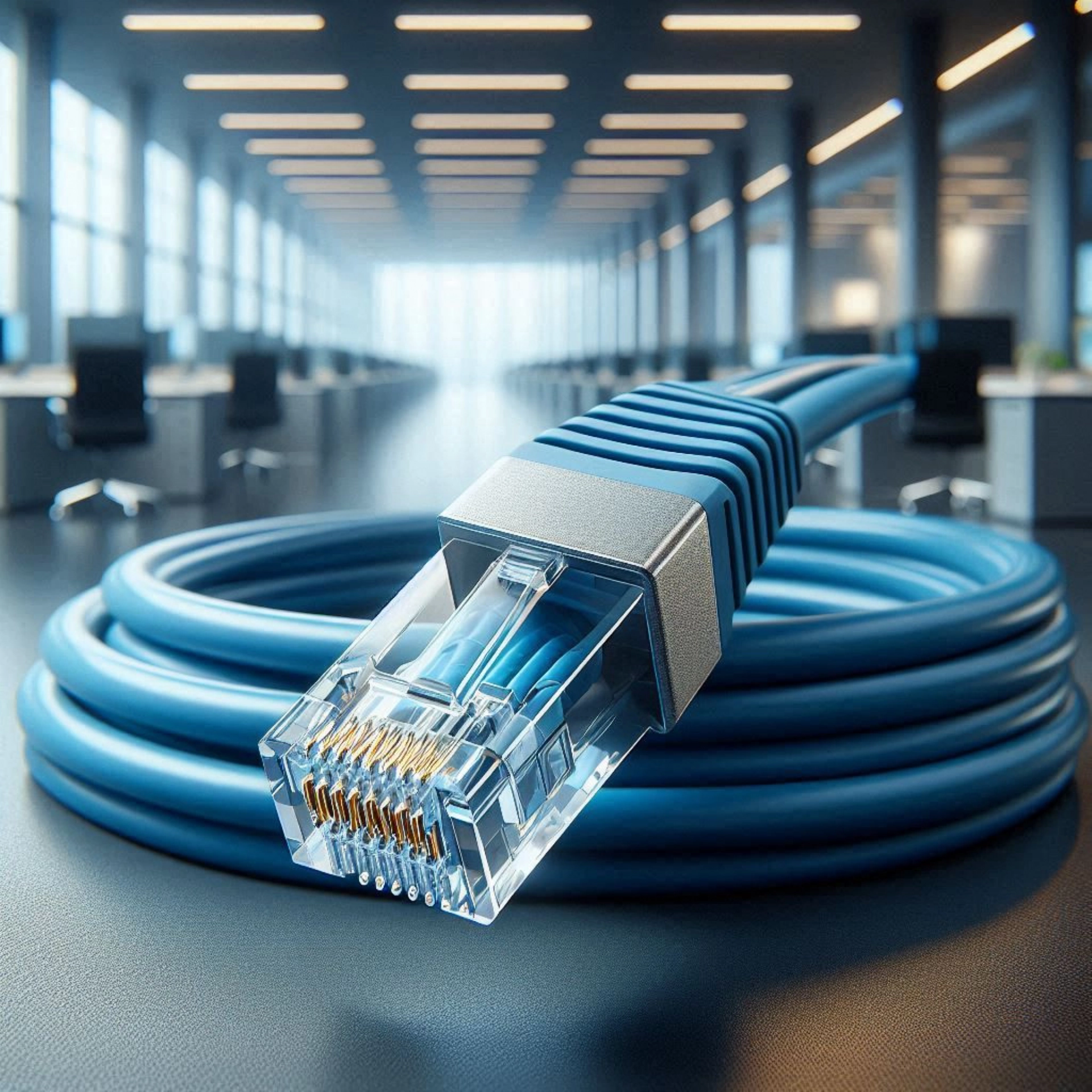 CAT7 Patch Kablo - 40 metre, Mavi