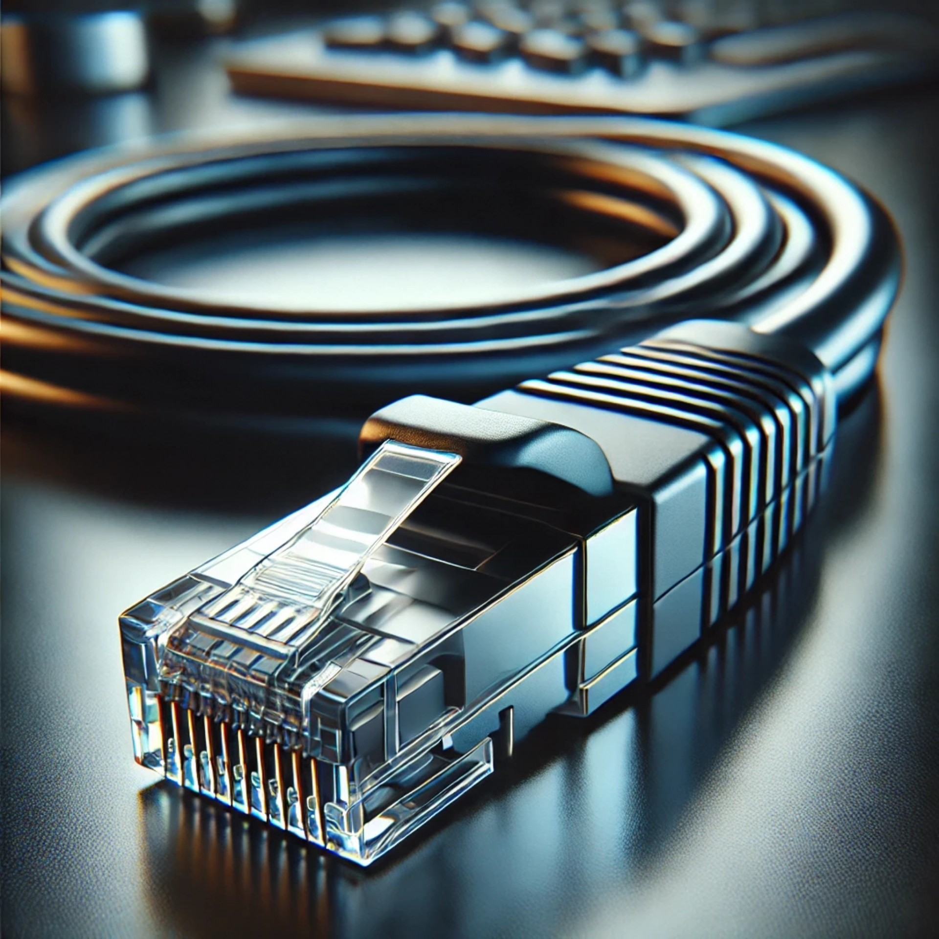 CAT7 Patch Kablo - 40 metre, Siyah