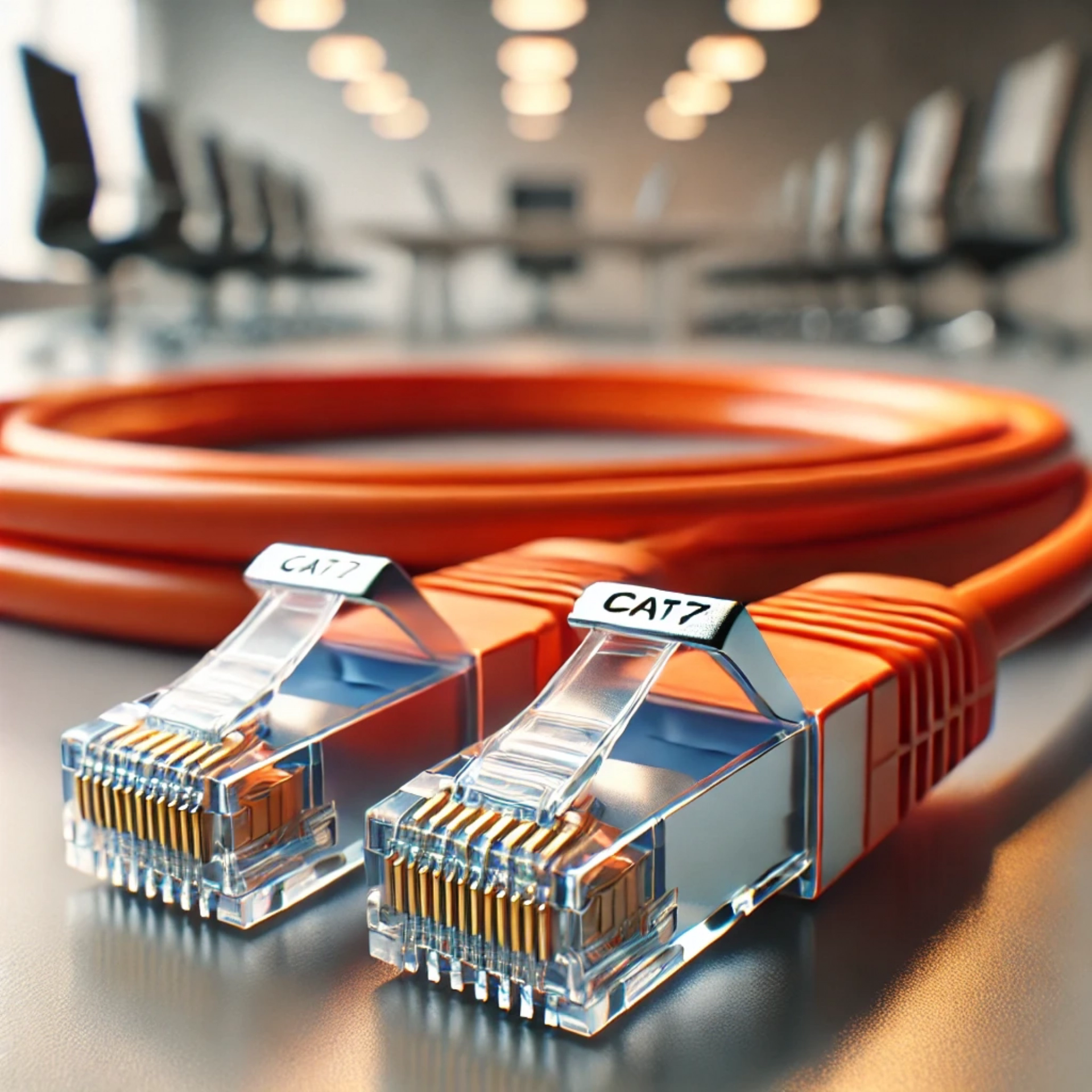 CAT7 Patch Kablo - 40 metre, Turuncu