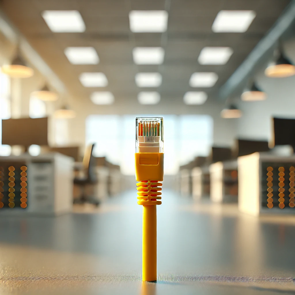 CAT6 Patch Kablo, 50 metre, Sarı