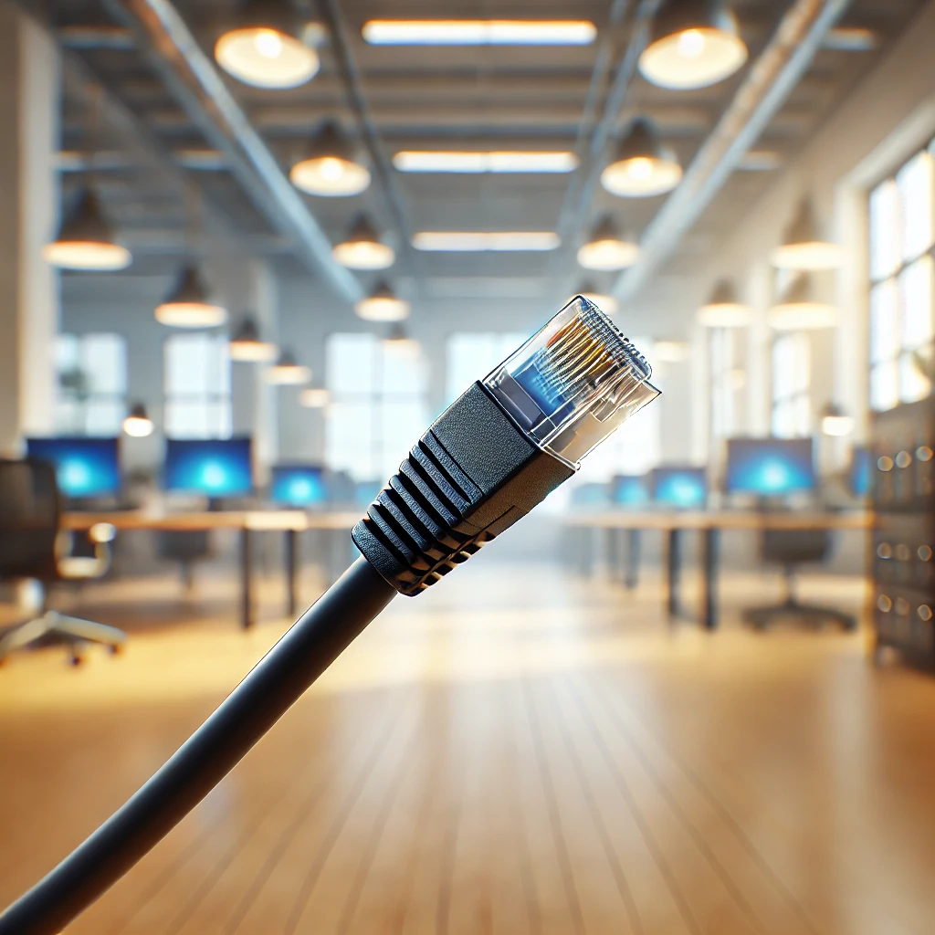 CAT6 Patch Kablo, 50 metre, Siyah