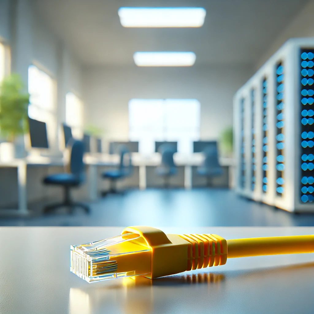 CAT6 Patch Kablo, 50cm, Sarı